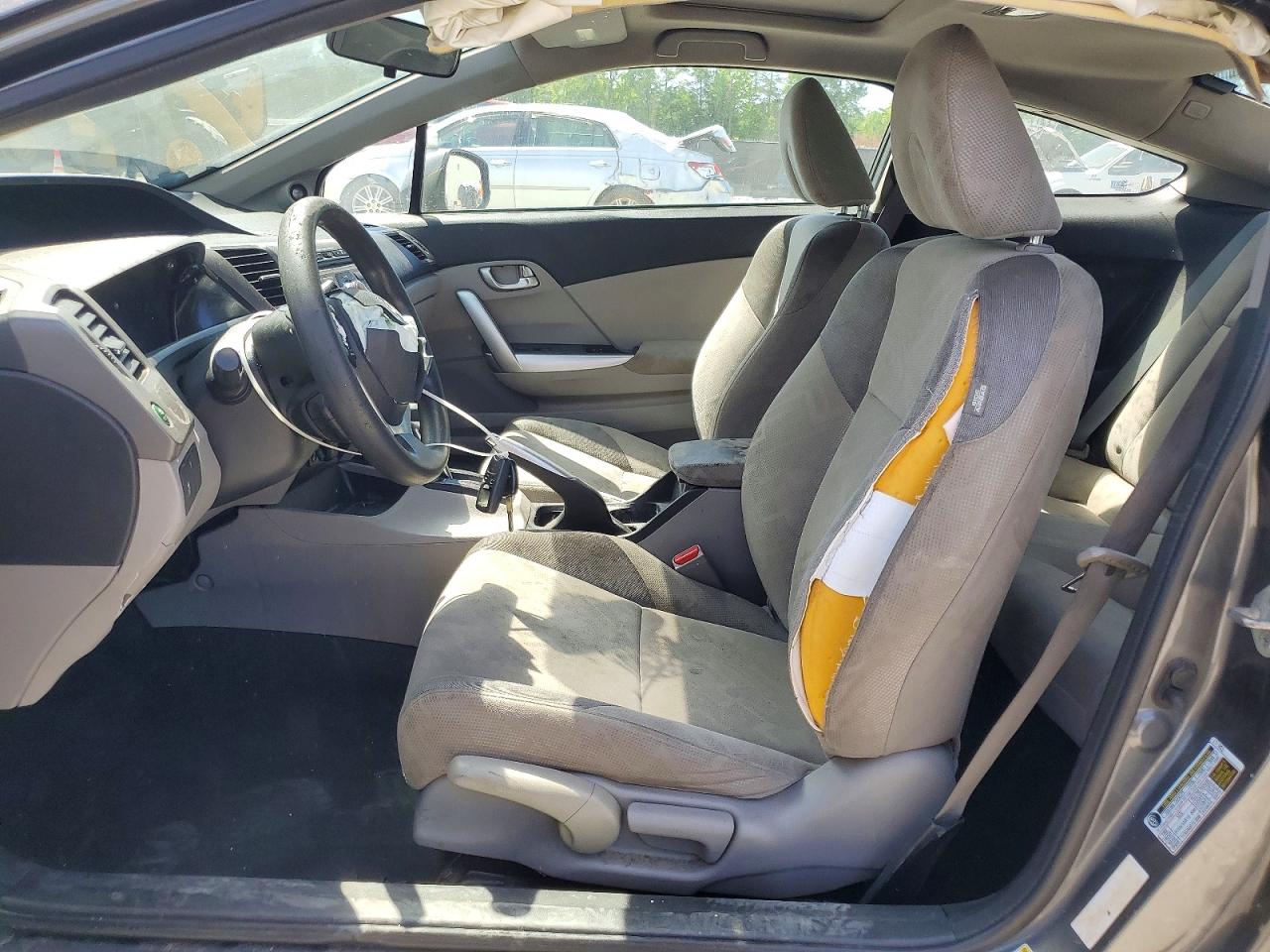 2012 Honda Civic Ex Gray vin: 2HGFG3B85CH542383