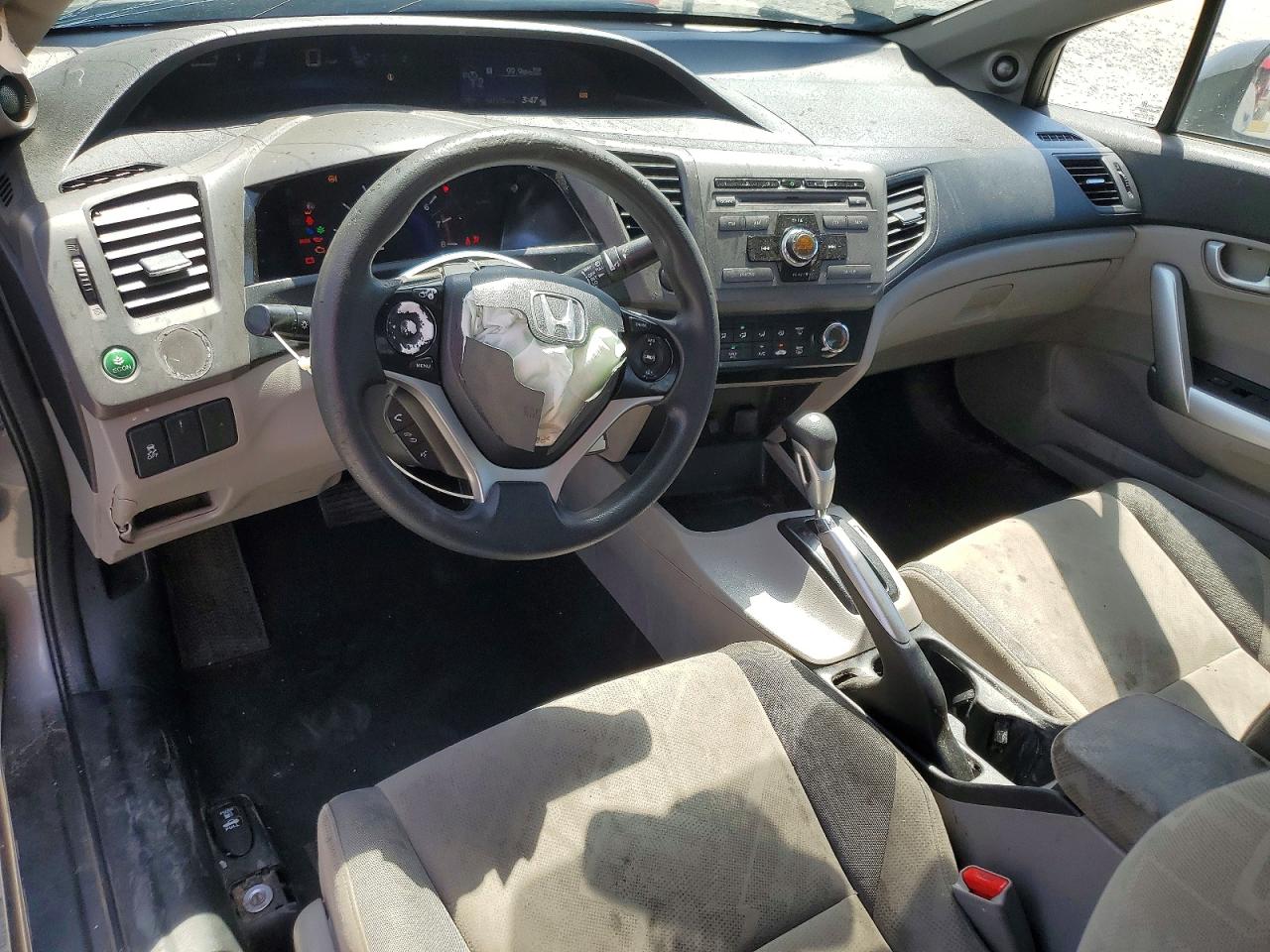 2012 Honda Civic Ex Gray vin: 2HGFG3B85CH542383
