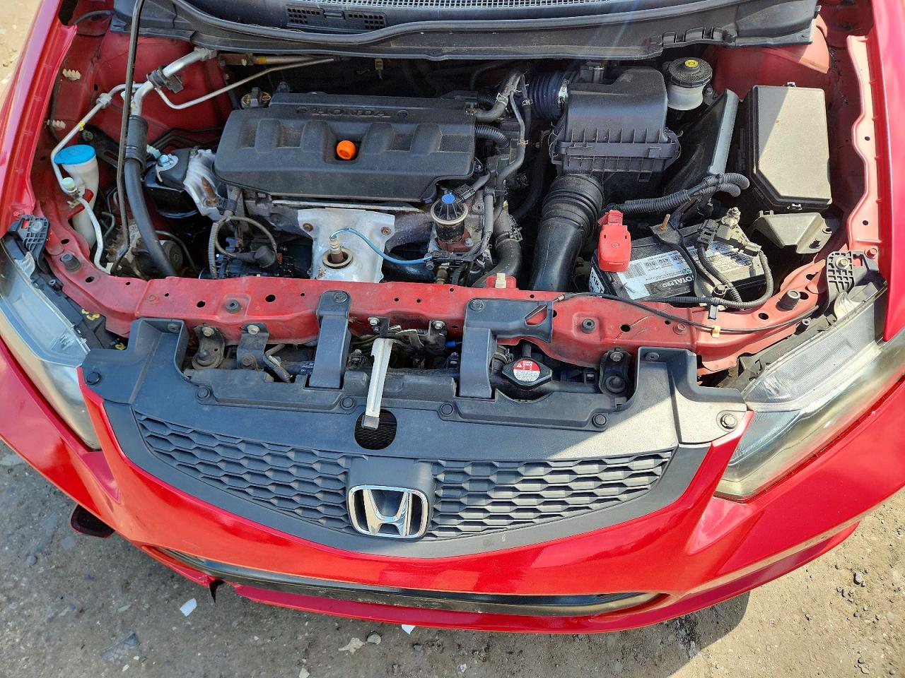 2012 Honda Civic Ex Red vin: 2HGFG3B85CH543159
