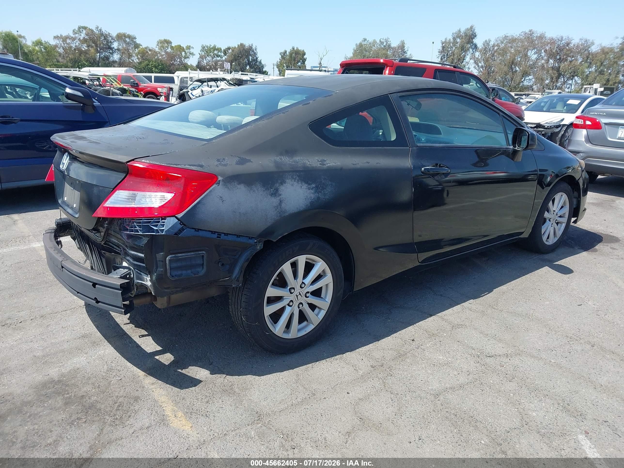 2012 Honda Civic Ex Black vin: 2HGFG3B85CH564528
