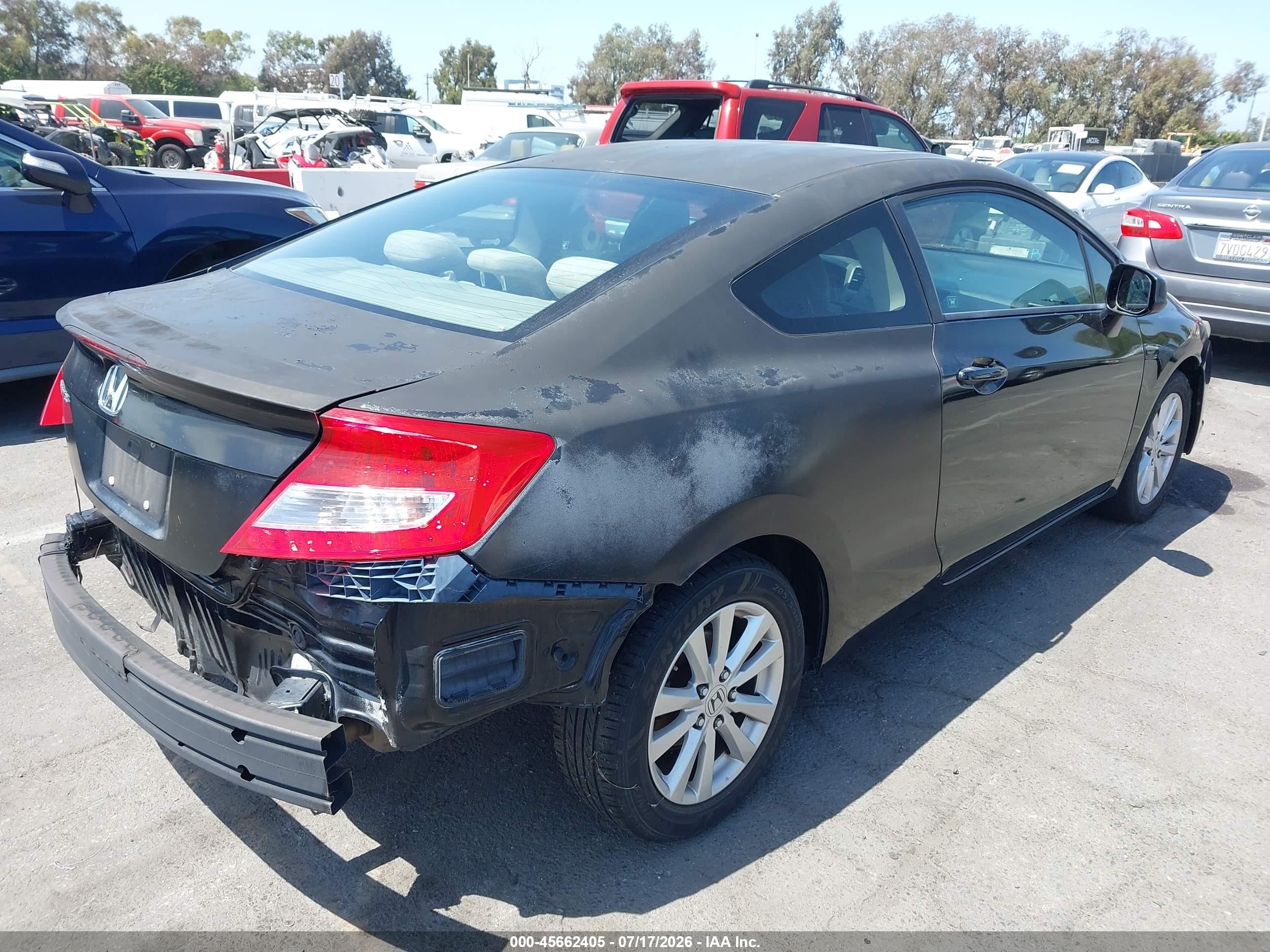 2012 Honda Civic Ex Black vin: 2HGFG3B85CH564528