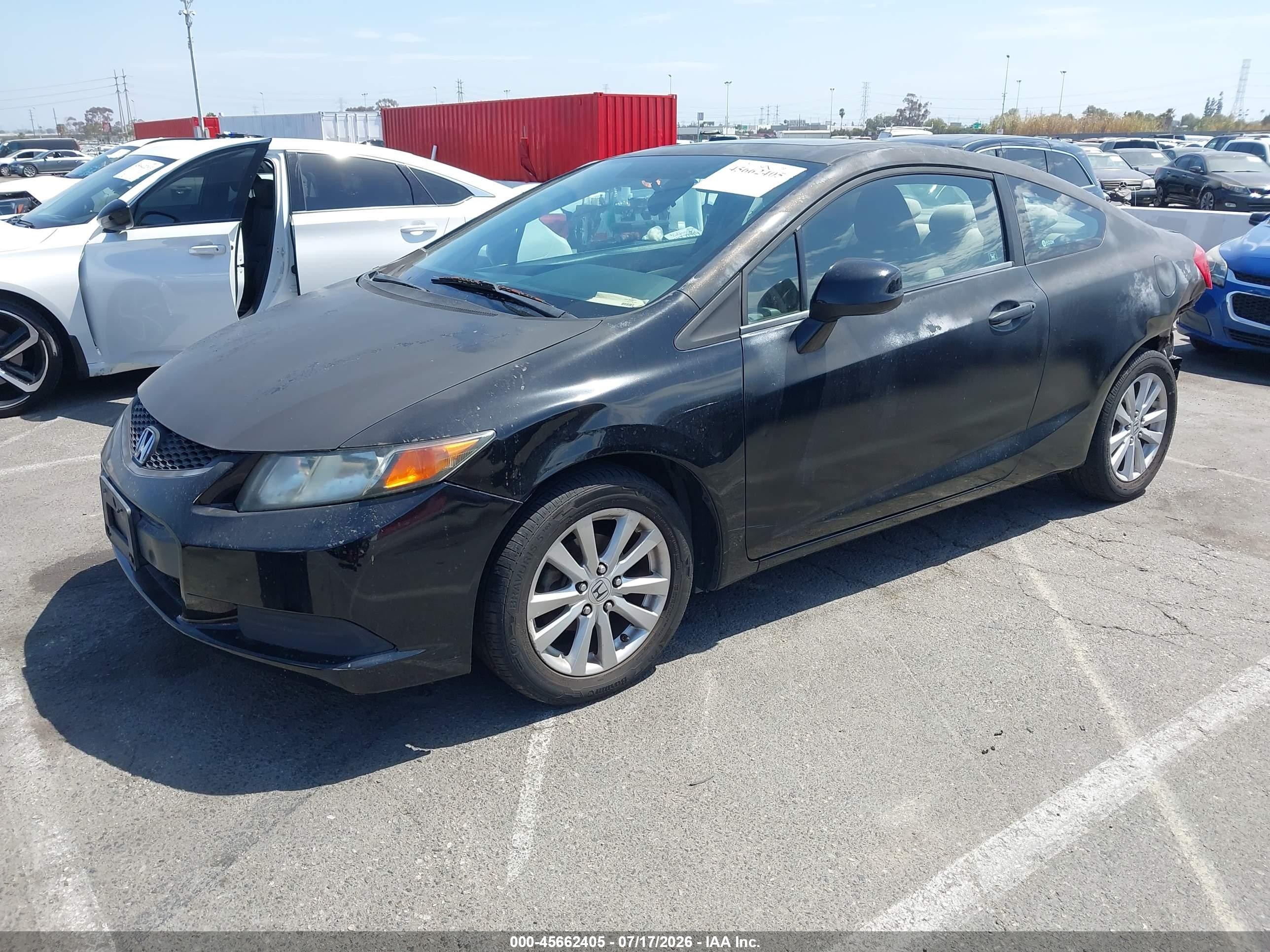 2012 Honda Civic Ex Black vin: 2HGFG3B85CH564528