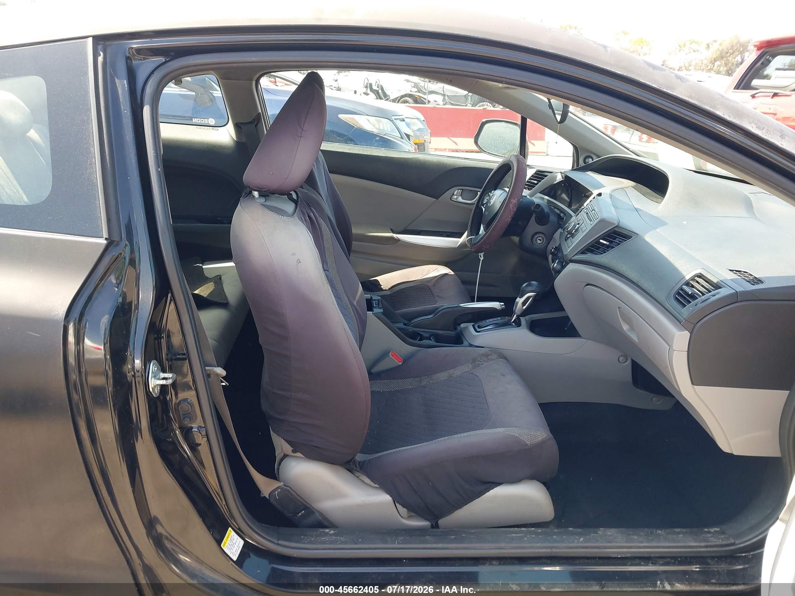 2012 Honda Civic Ex Black vin: 2HGFG3B85CH564528