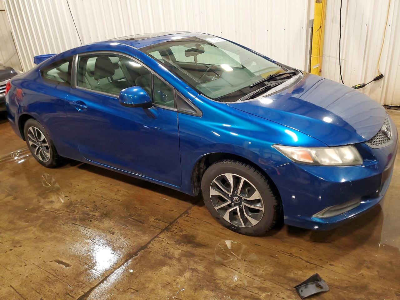 2013 Honda Civic Ex Blue vin: 2HGFG3B85DH516268