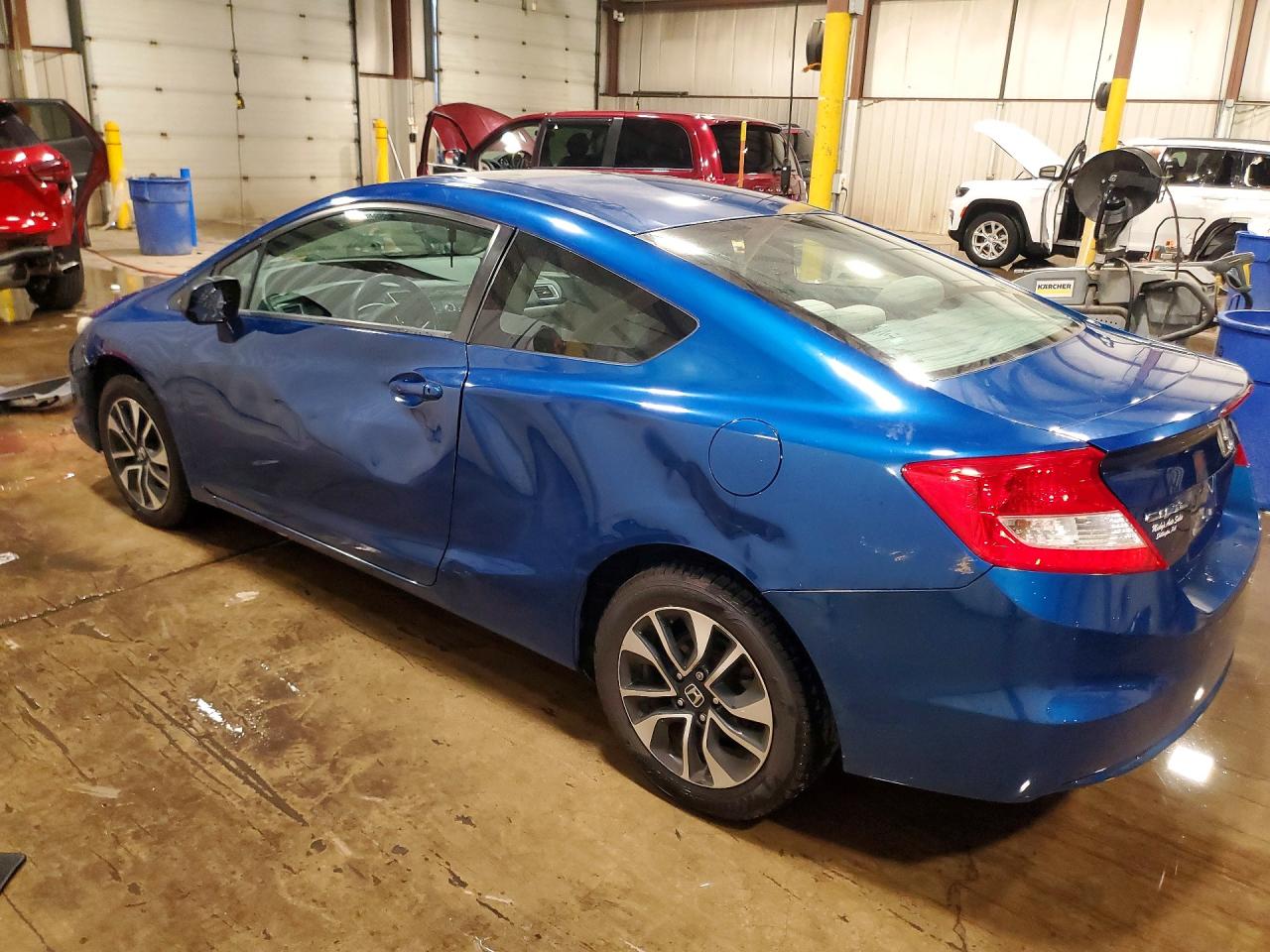 2013 Honda Civic Ex Blue vin: 2HGFG3B85DH516268