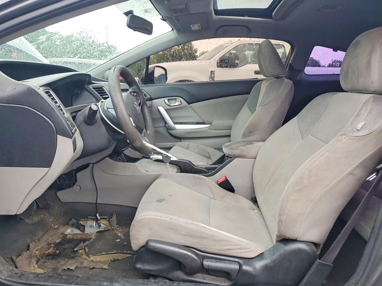 2013 Honda Civic Ex Gray vin: 2HGFG3B85DH522152