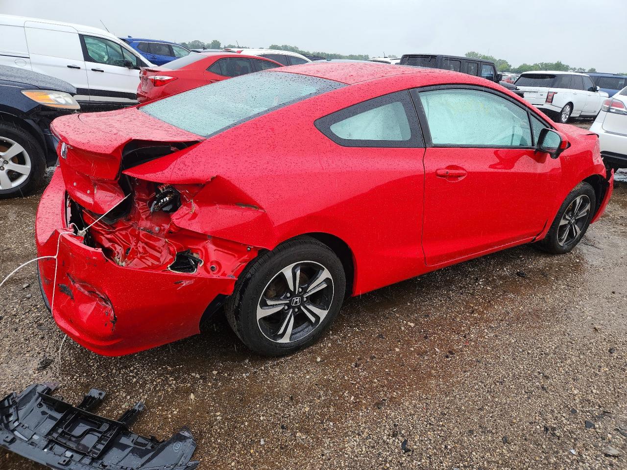 2014 Honda Civic Ex Red vin: 2HGFG3B85EH501089