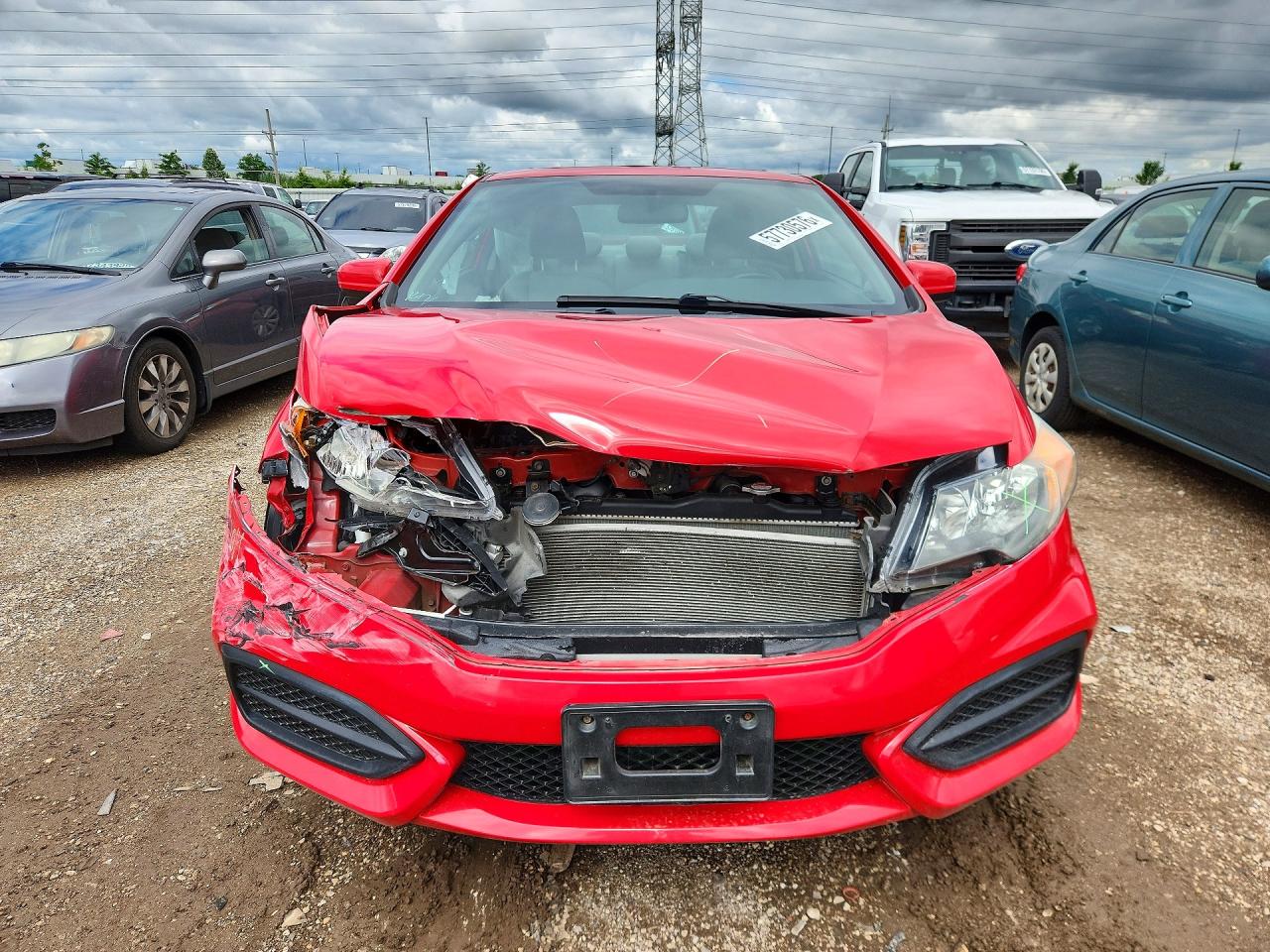 2014 Honda Civic Ex Red vin: 2HGFG3B85EH501089