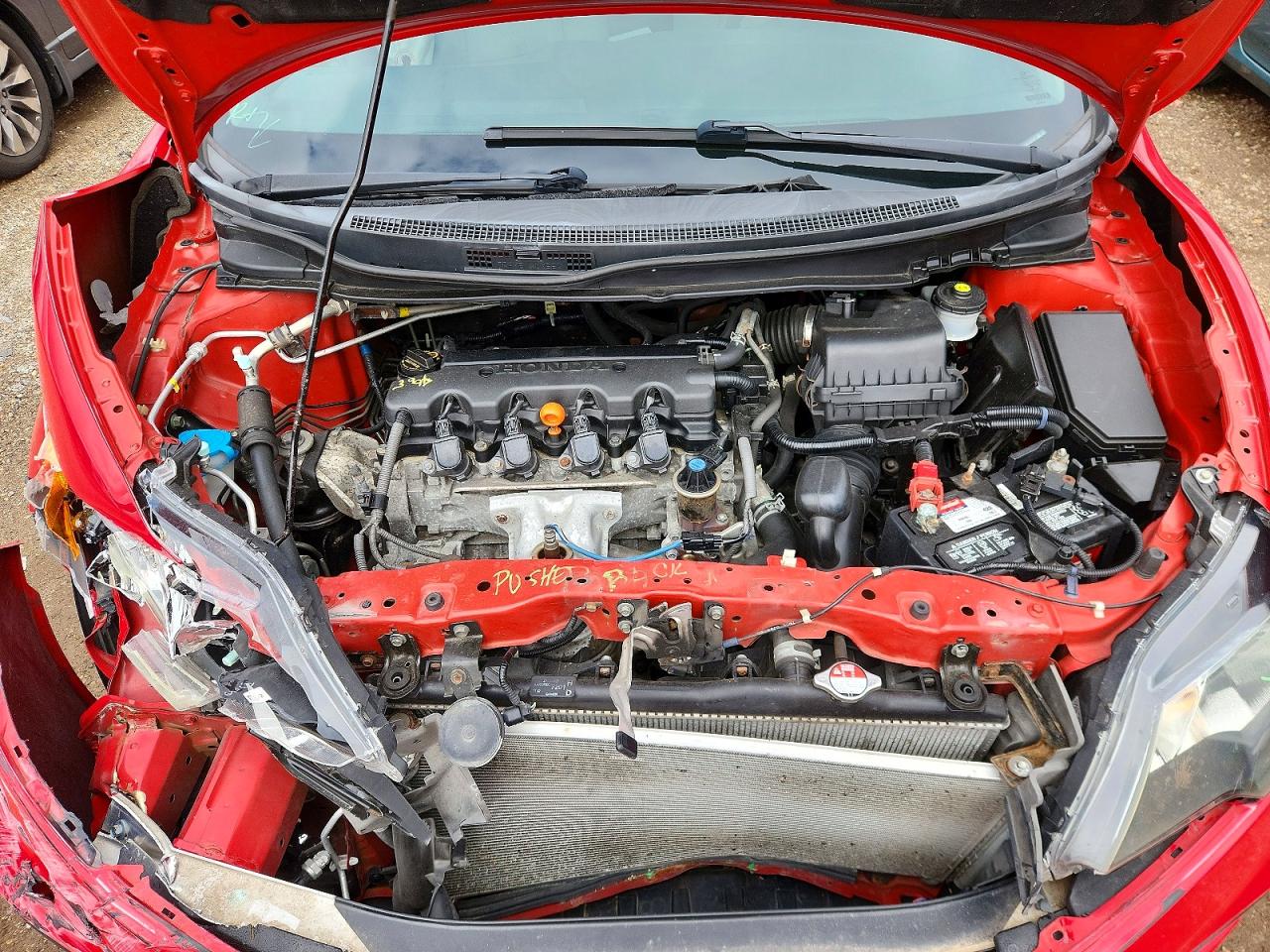 2014 Honda Civic Ex Red vin: 2HGFG3B85EH501089
