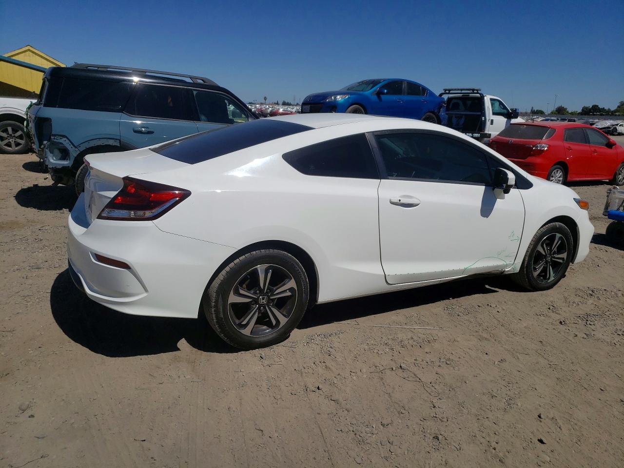 2014 Honda Civic Ex Белый vin: 2HGFG3B85EH514666
