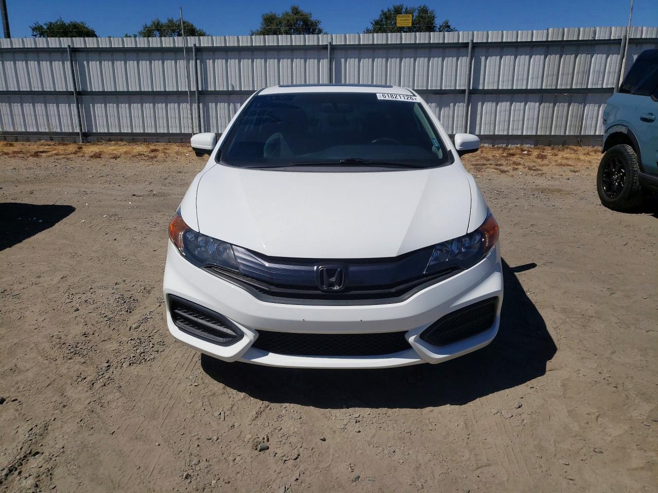 2014 Honda Civic Ex Белый vin: 2HGFG3B85EH514666