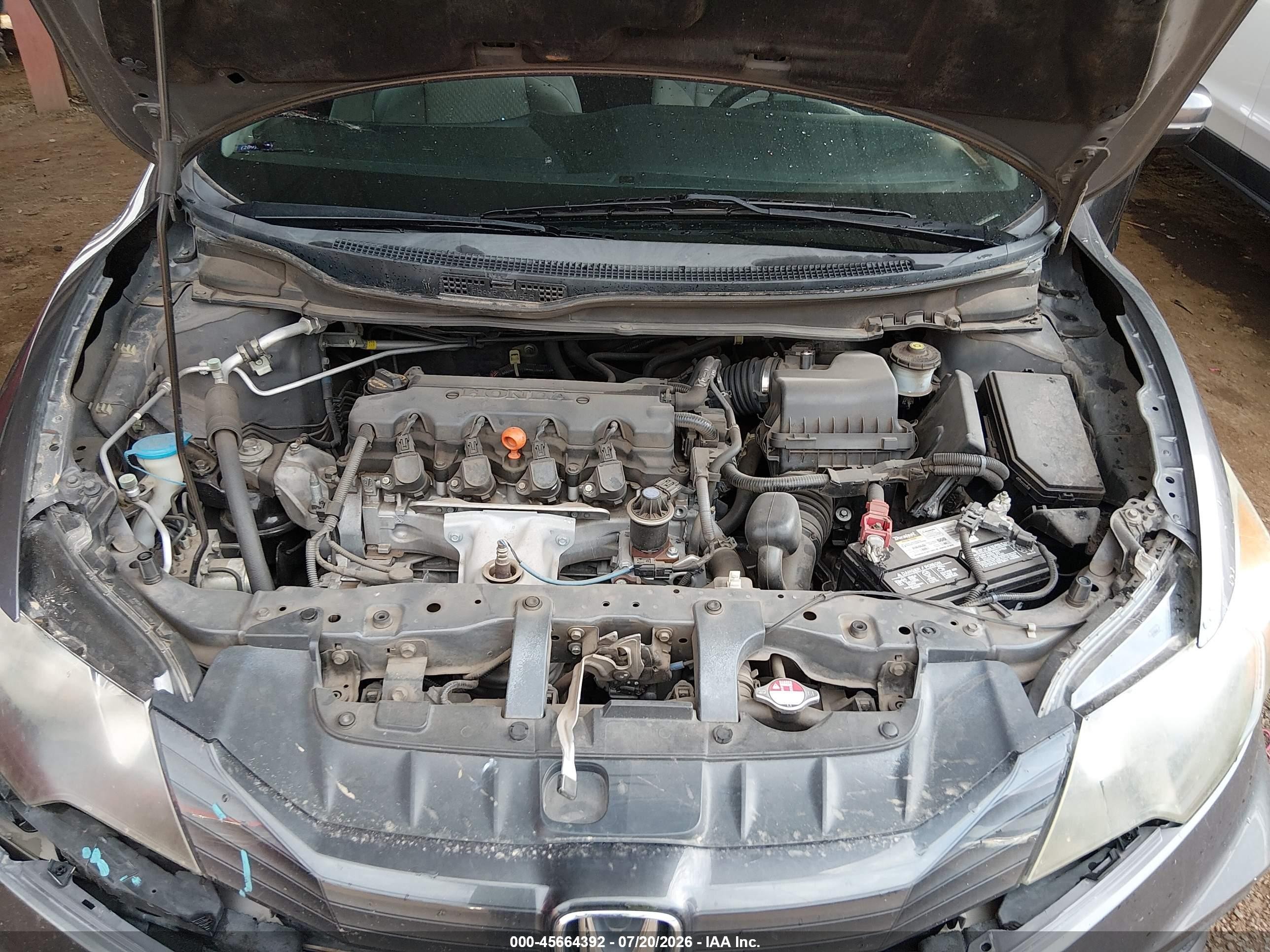 2014 Honda Civic Ex Gray vin: 2HGFG3B85EH515140