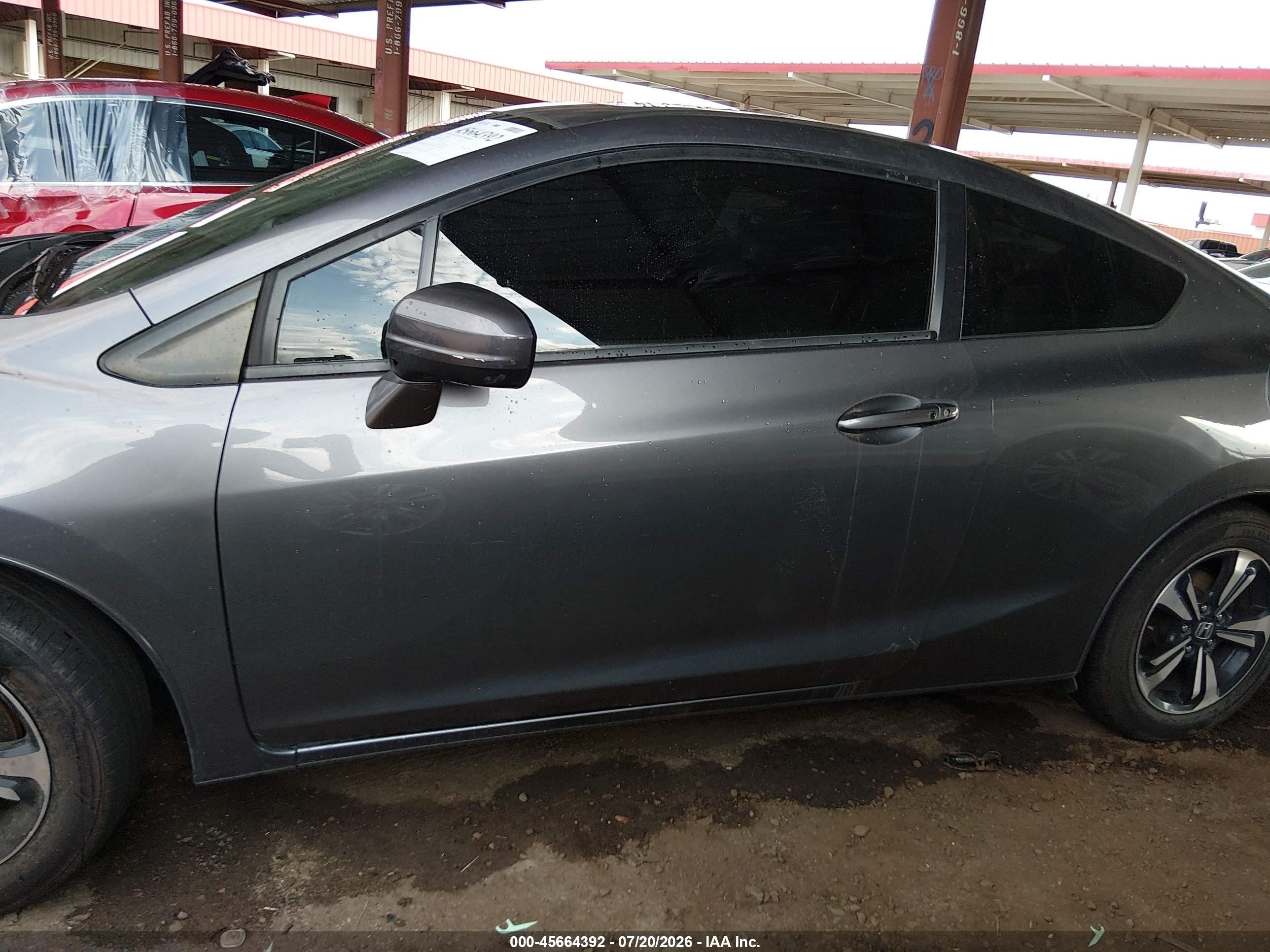2014 Honda Civic Ex Gray vin: 2HGFG3B85EH515140
