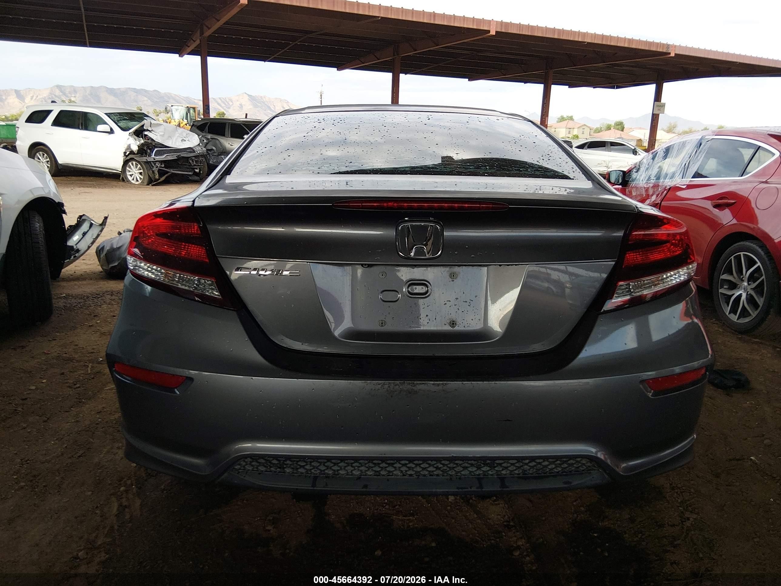 2014 Honda Civic Ex Gray vin: 2HGFG3B85EH515140