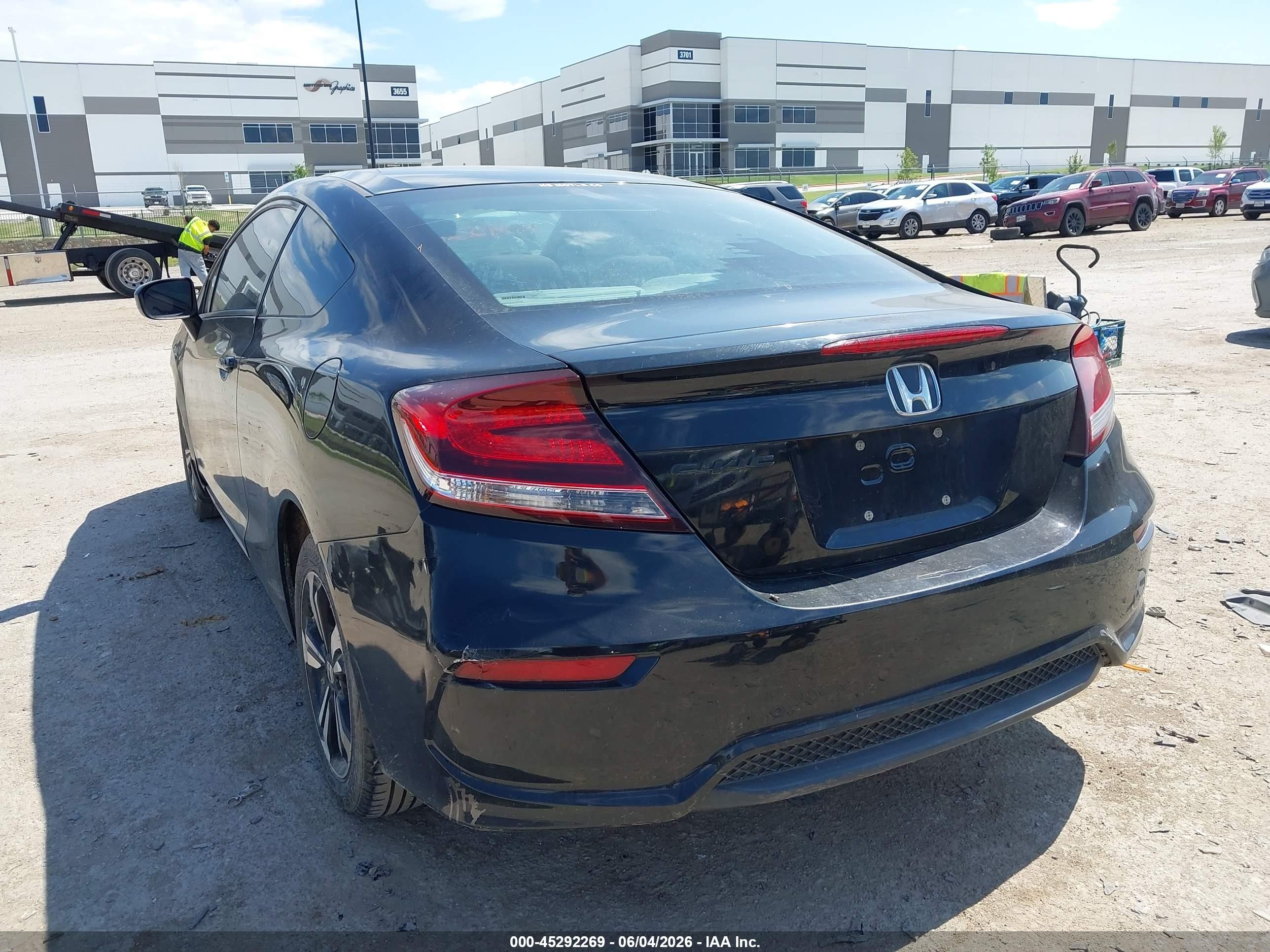 2015 Honda Civic Ex Black vin: 2HGFG3B85FH500753