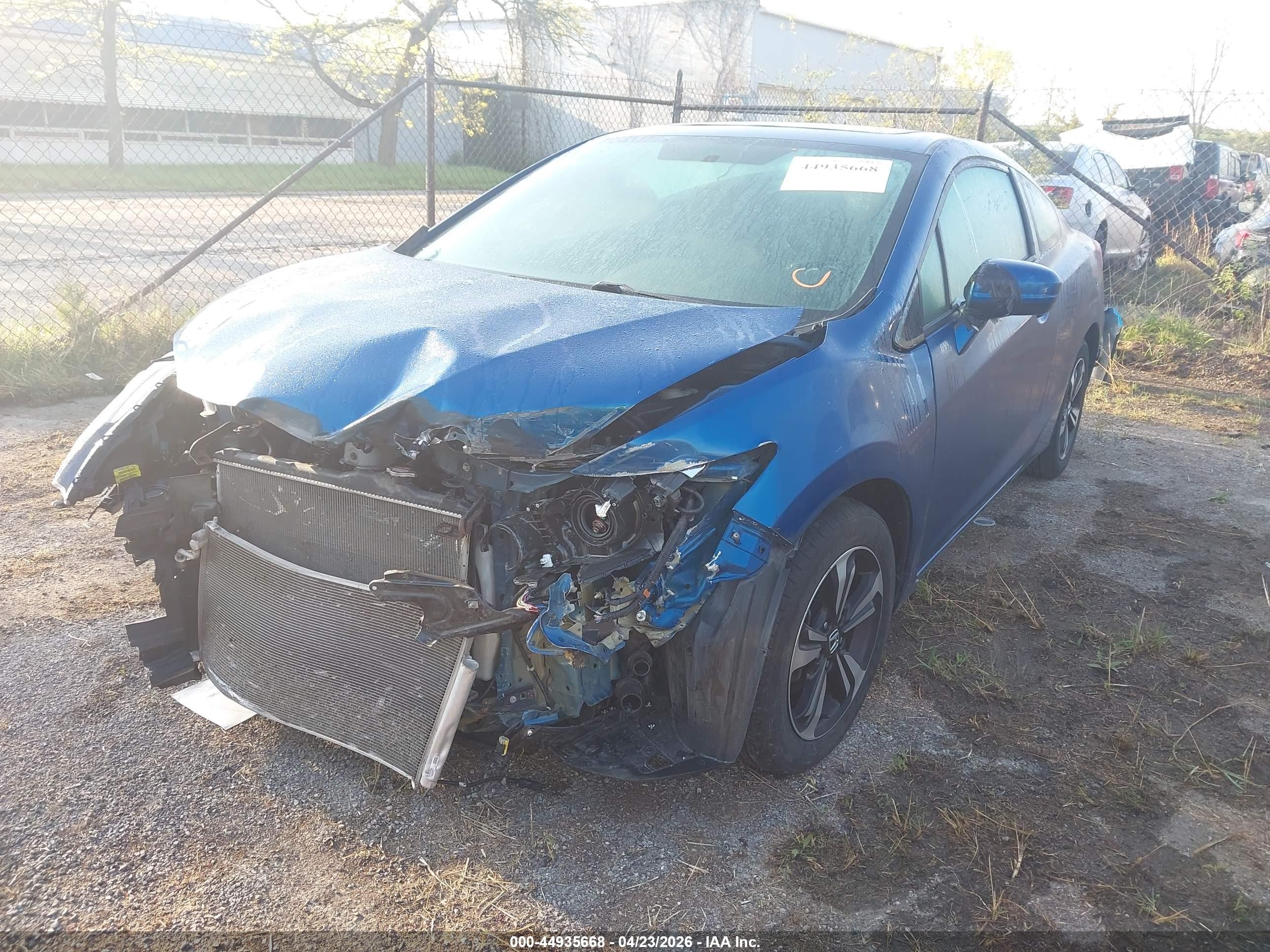 2015 Honda Civic Ex Blue vin: 2HGFG3B85FH501272