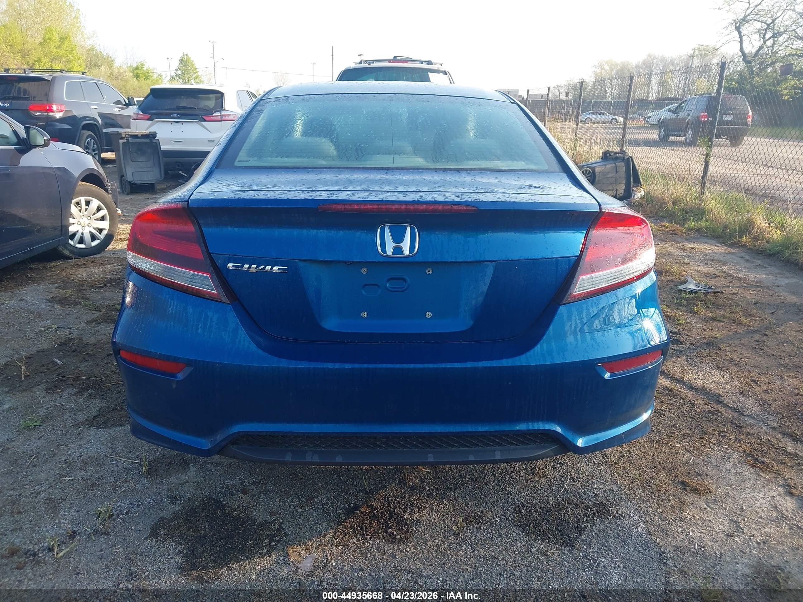 2015 Honda Civic Ex Blue vin: 2HGFG3B85FH501272