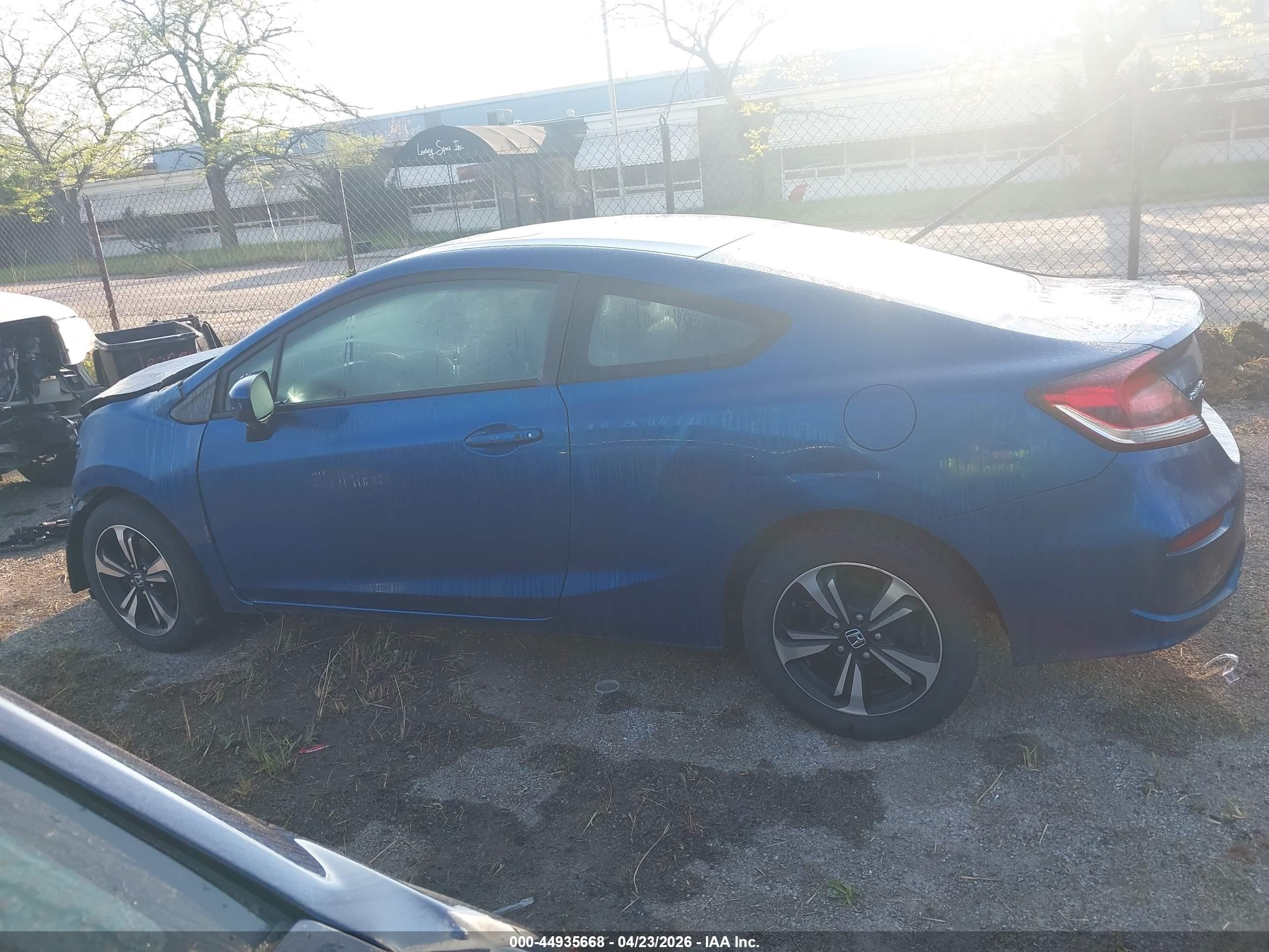 2015 Honda Civic Ex Blue vin: 2HGFG3B85FH501272