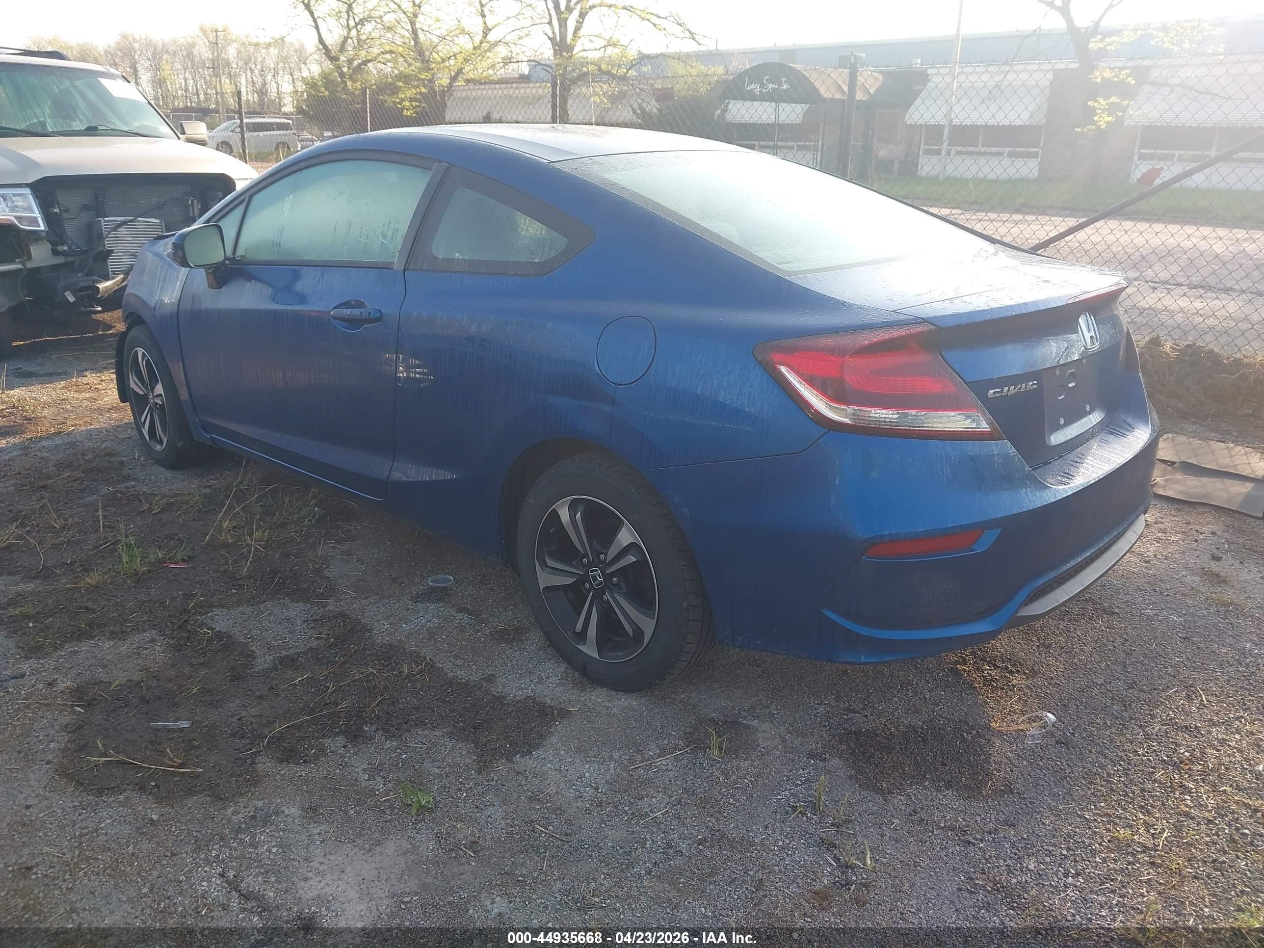 2015 Honda Civic Ex Blue vin: 2HGFG3B85FH501272