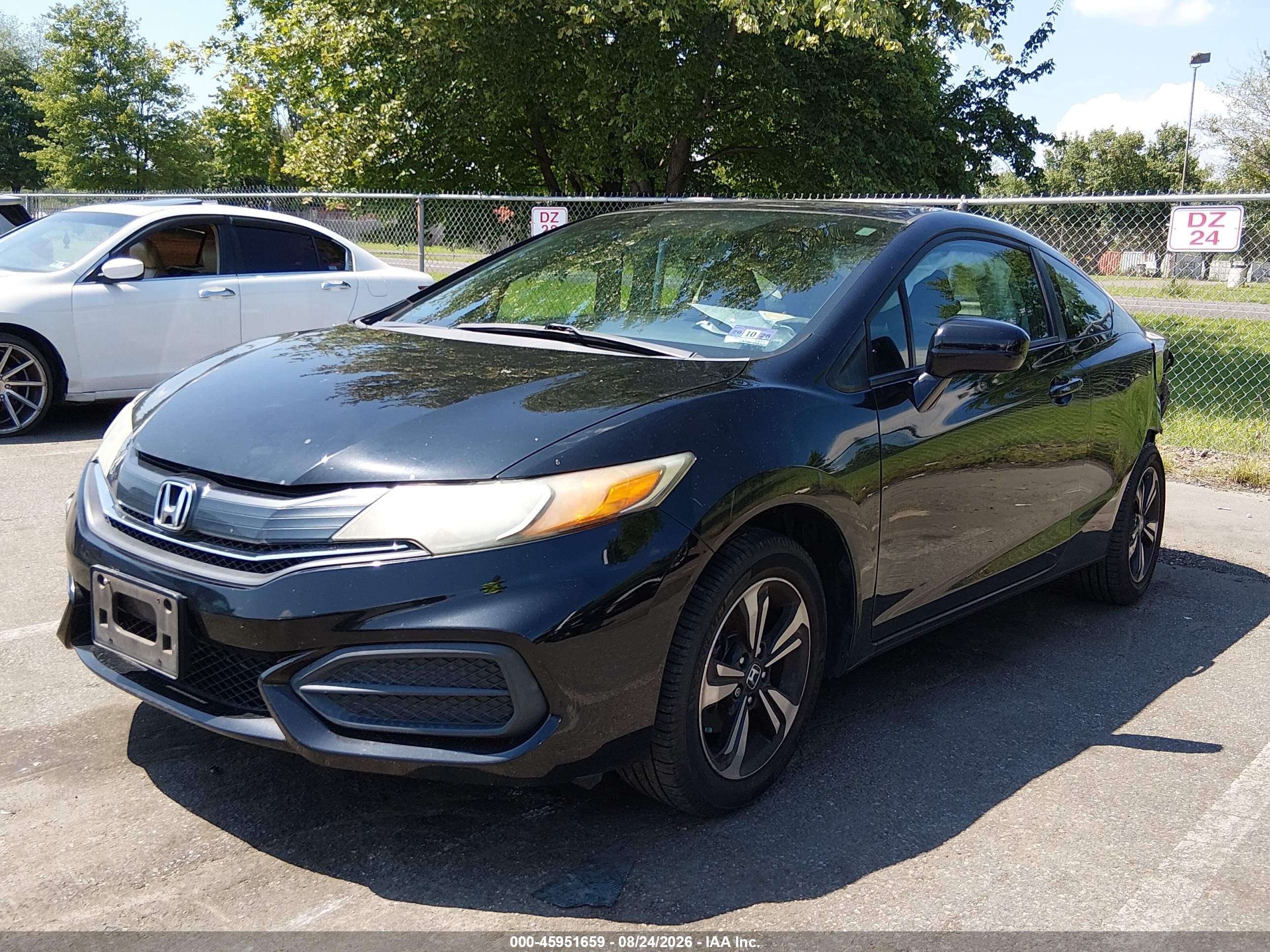 2015 Honda Civic Ex Черный vin: 2HGFG3B85FH518928