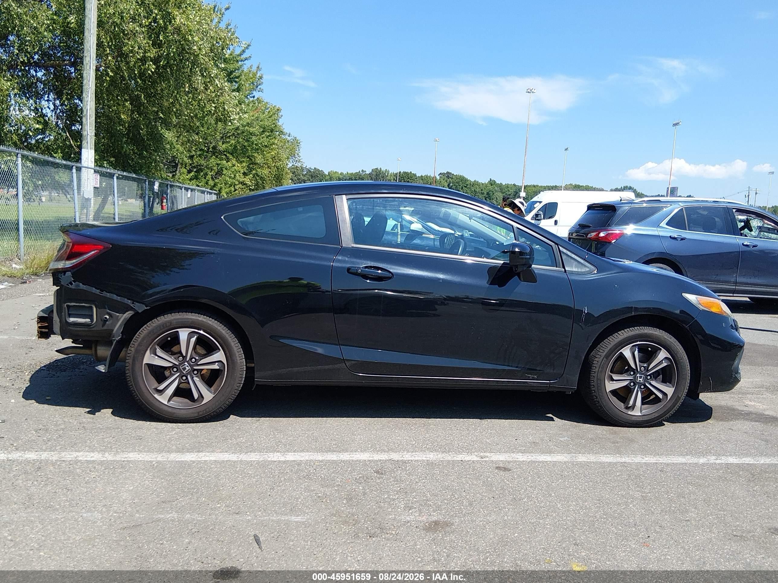2015 Honda Civic Ex Черный vin: 2HGFG3B85FH518928