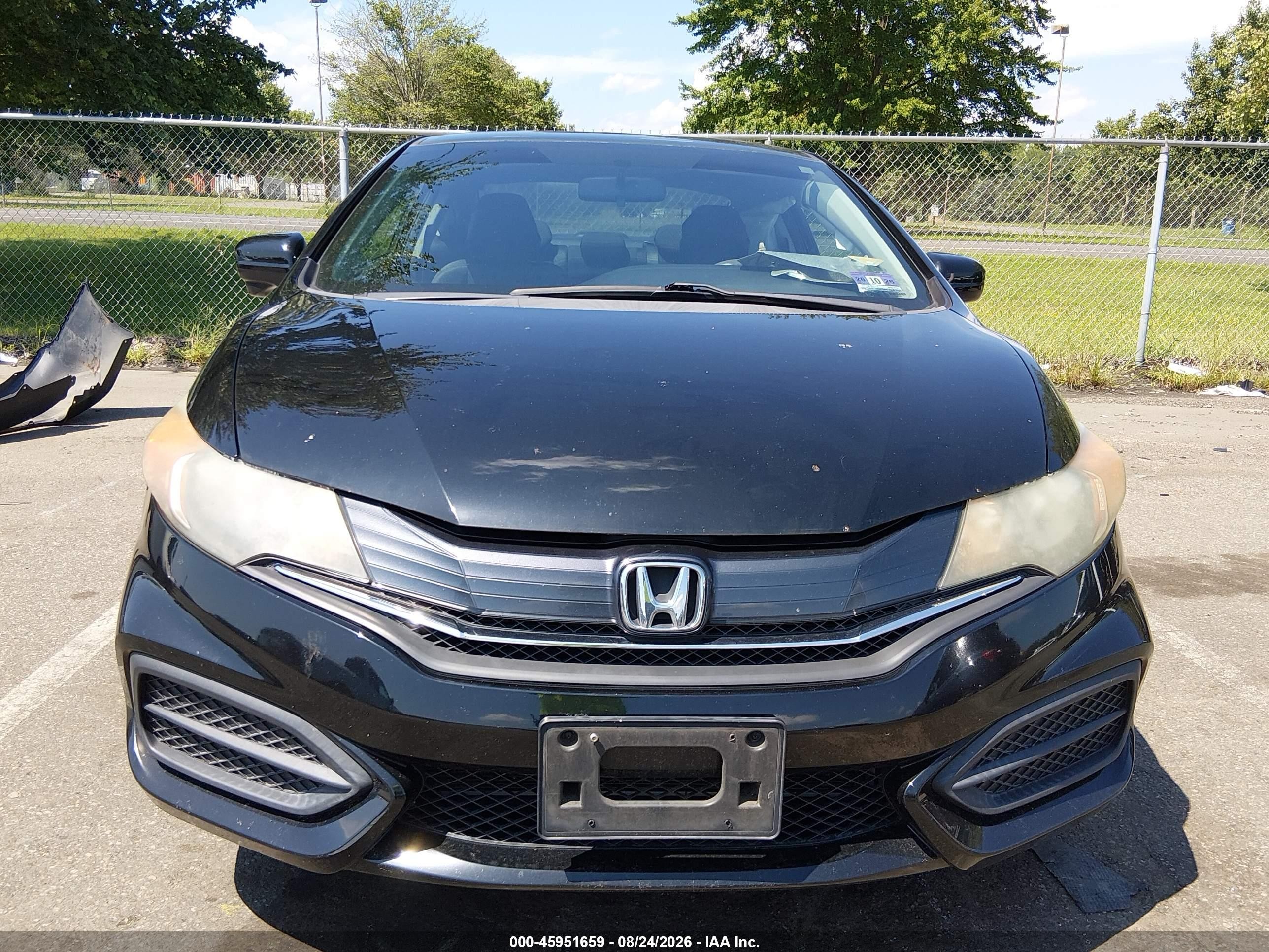 2015 Honda Civic Ex Черный vin: 2HGFG3B85FH518928