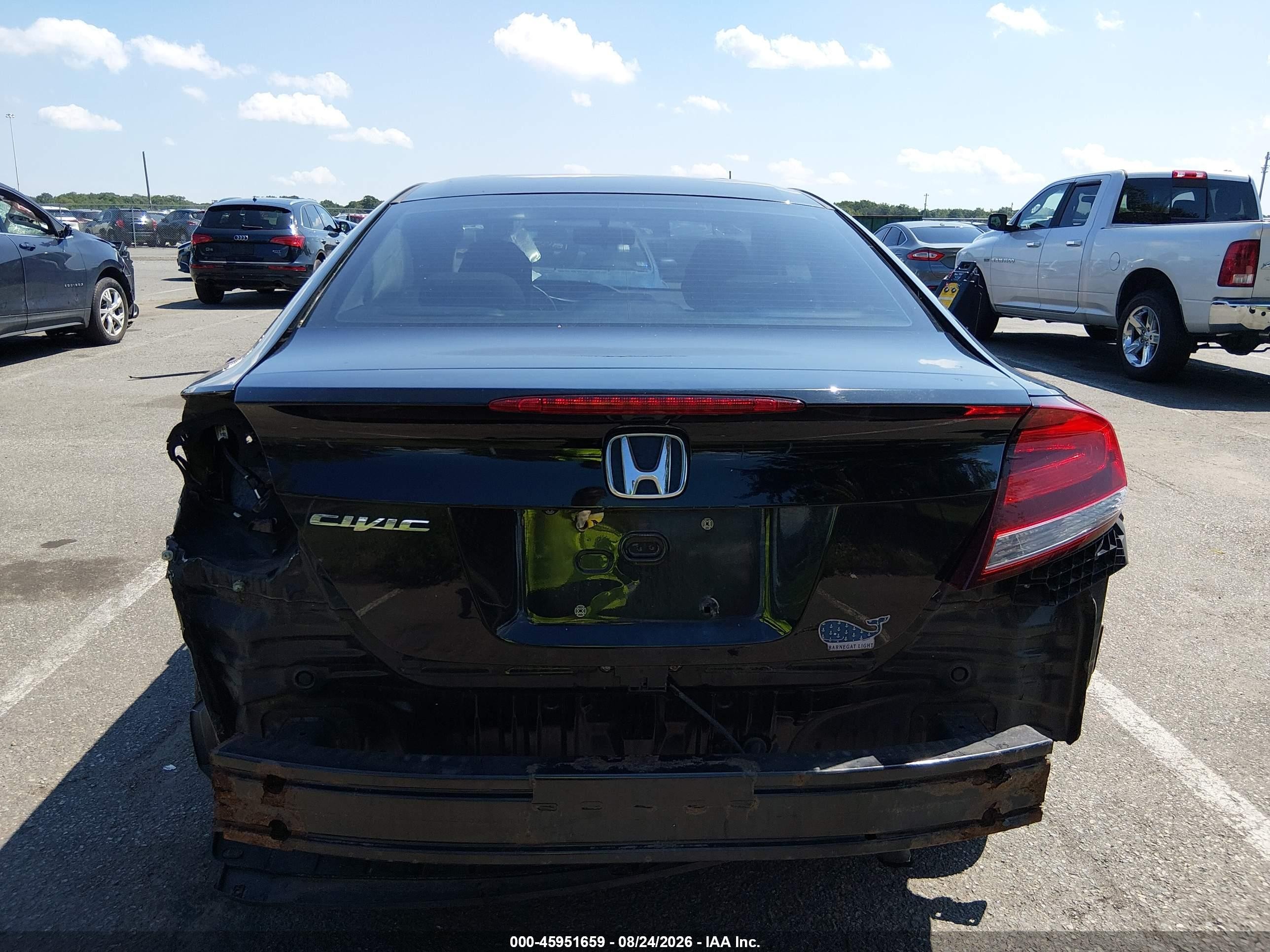 2015 Honda Civic Ex Черный vin: 2HGFG3B85FH518928