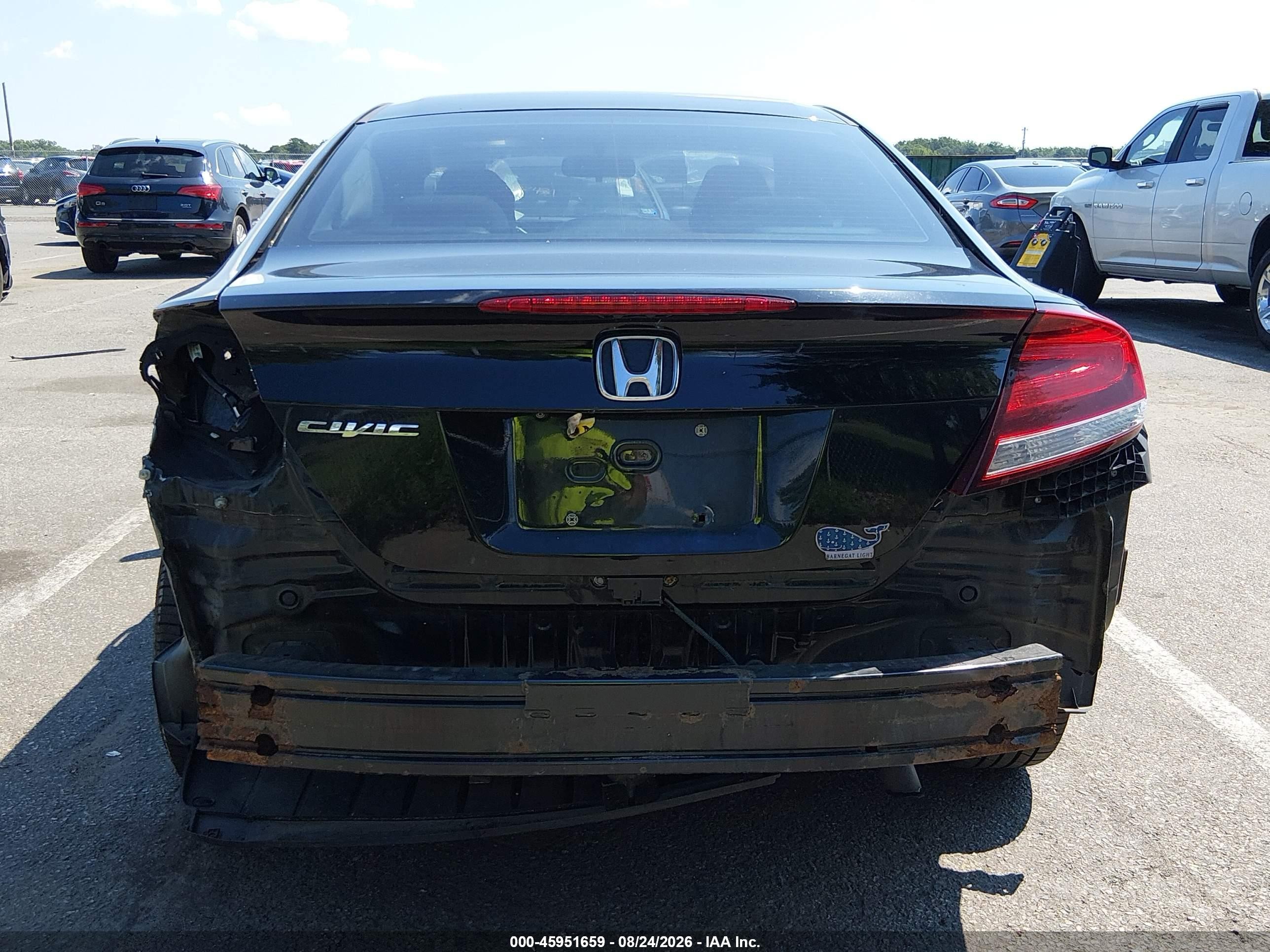 2015 Honda Civic Ex Черный vin: 2HGFG3B85FH518928