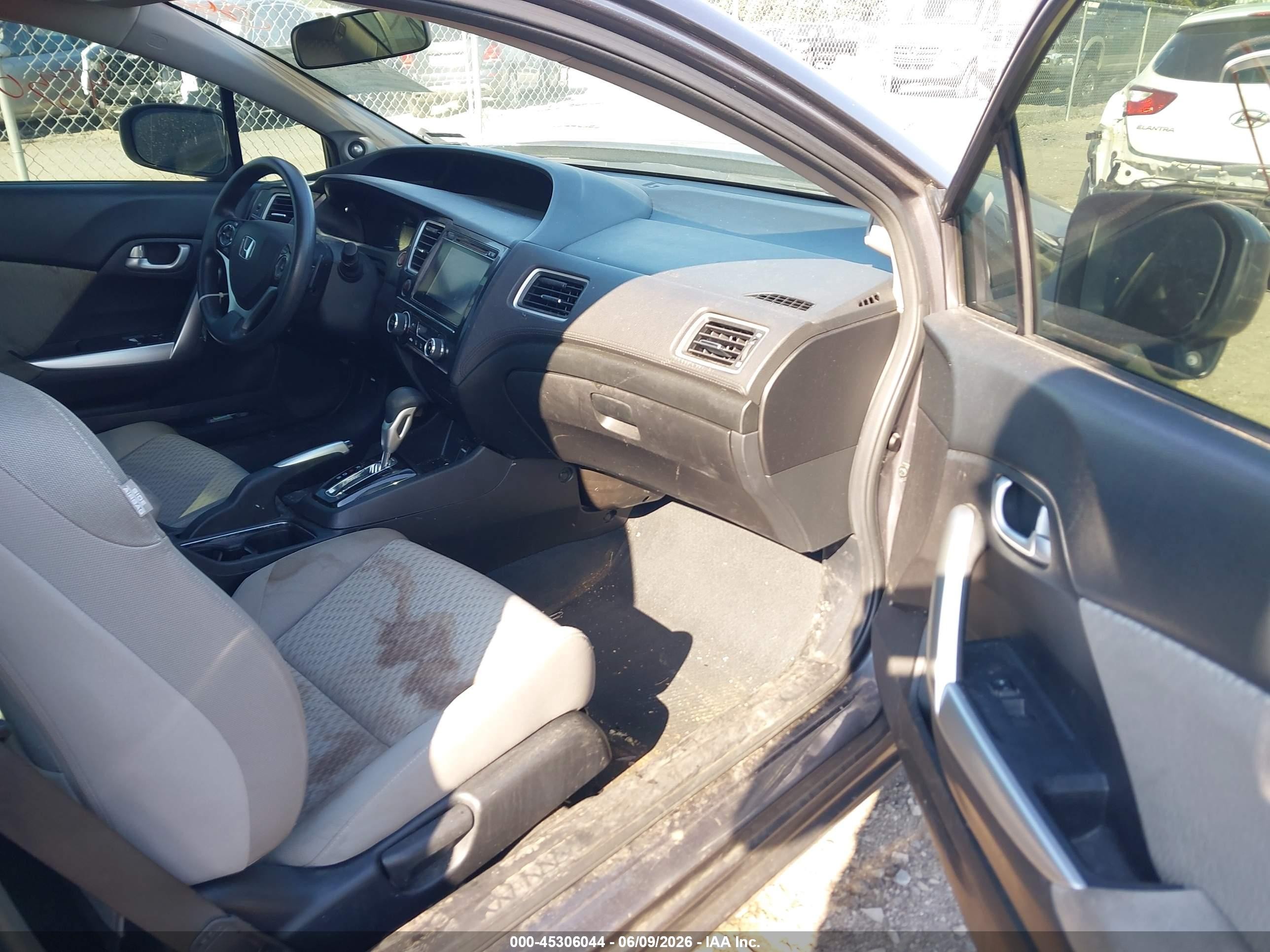 2015 Honda Civic Ex Gray vin: 2HGFG3B85FH523417