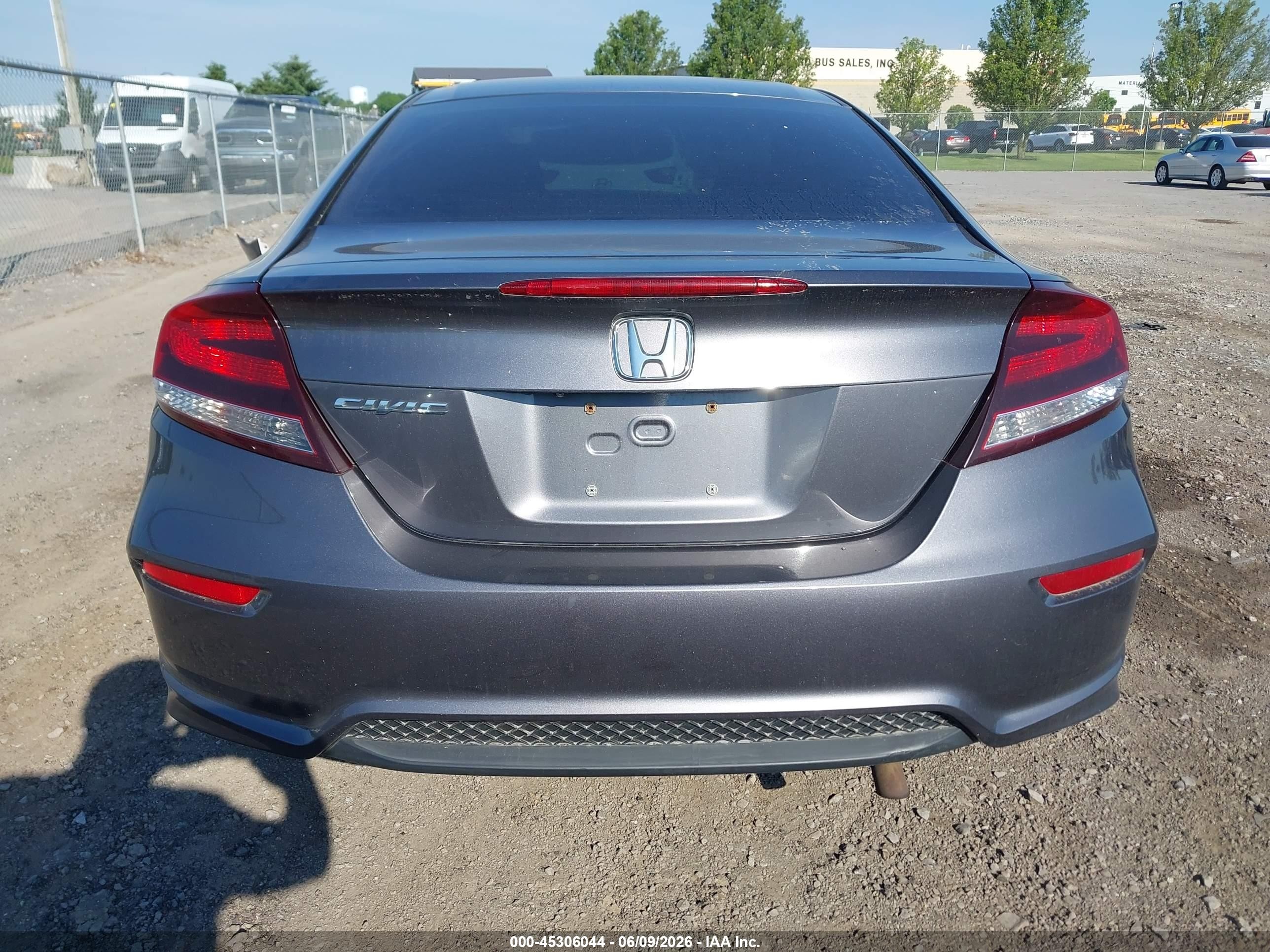 2015 Honda Civic Ex Gray vin: 2HGFG3B85FH523417
