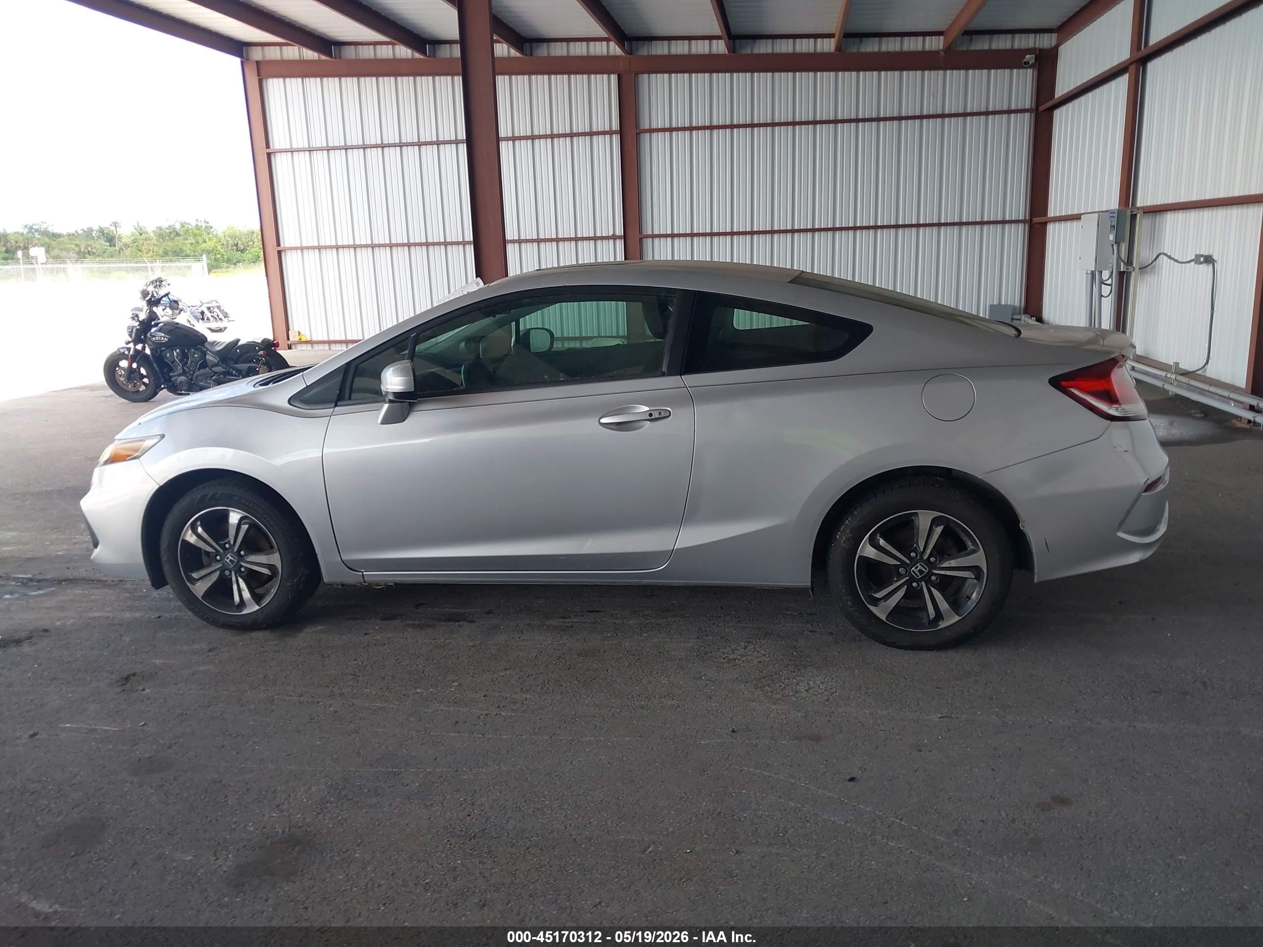 2015 Honda Civic Ex Silver vin: 2HGFG3B85FH525104