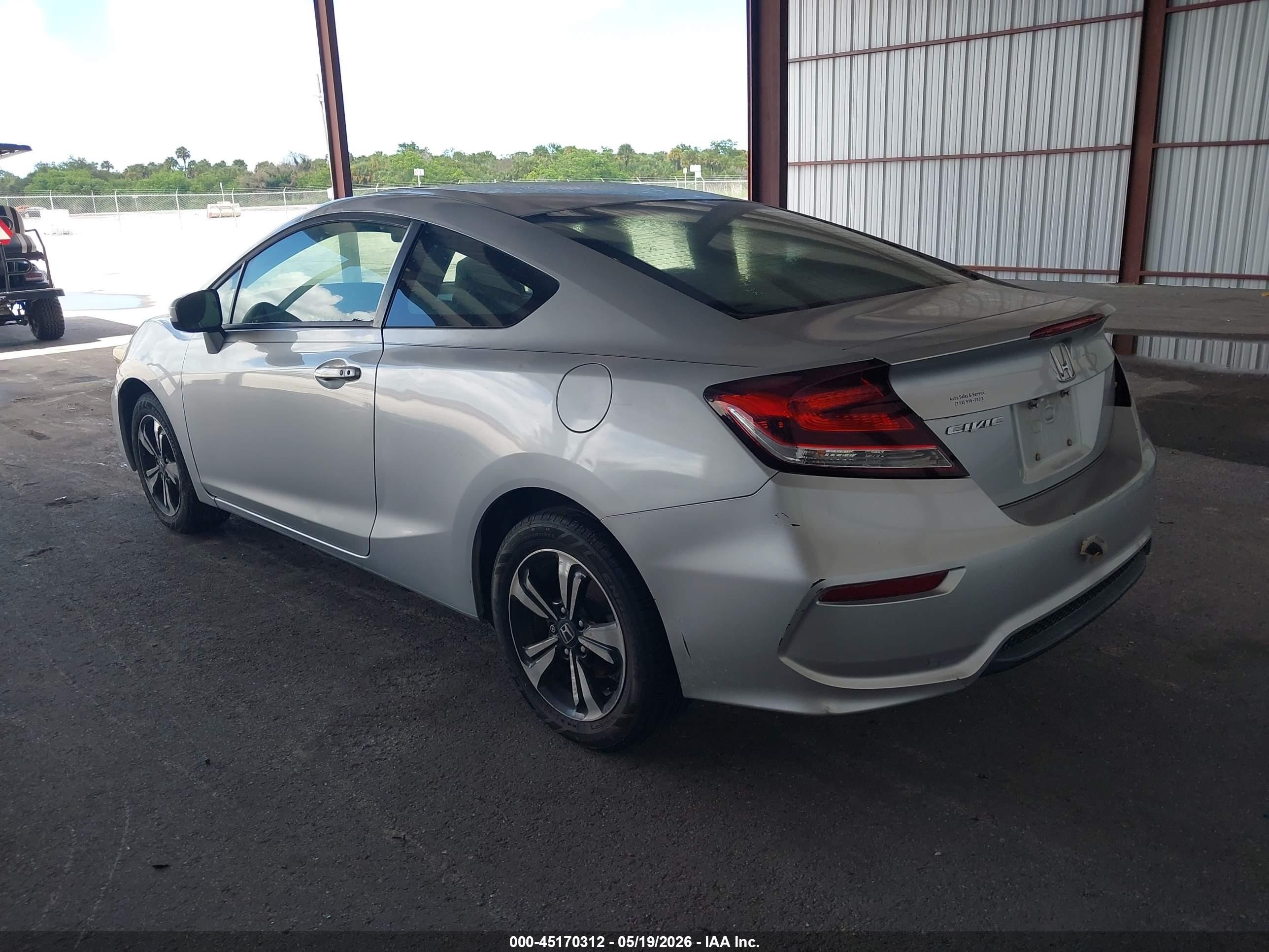 2015 Honda Civic Ex Silver vin: 2HGFG3B85FH525104