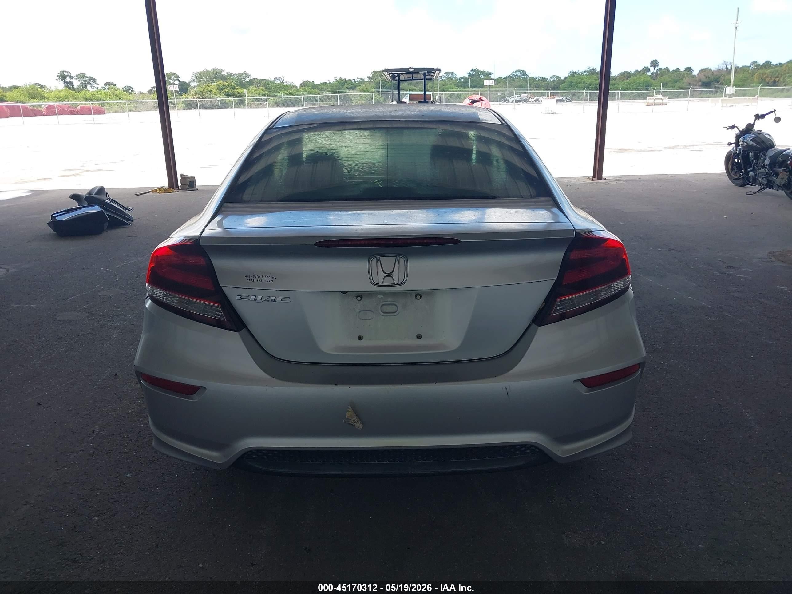 2015 Honda Civic Ex Silver vin: 2HGFG3B85FH525104