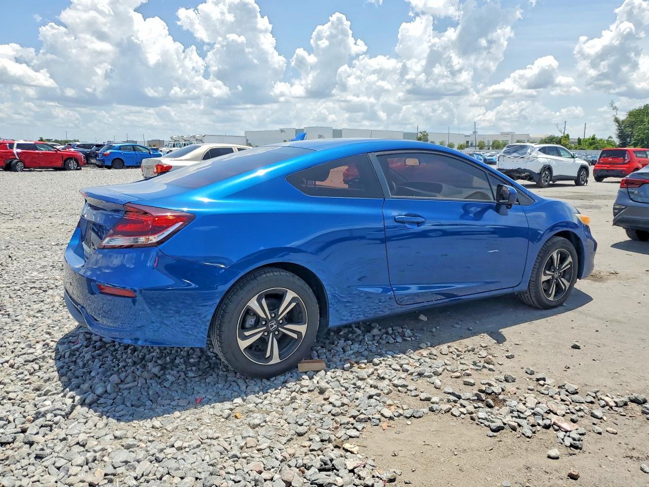2015 Honda Civic Ex Blue vin: 2HGFG3B85FH530206
