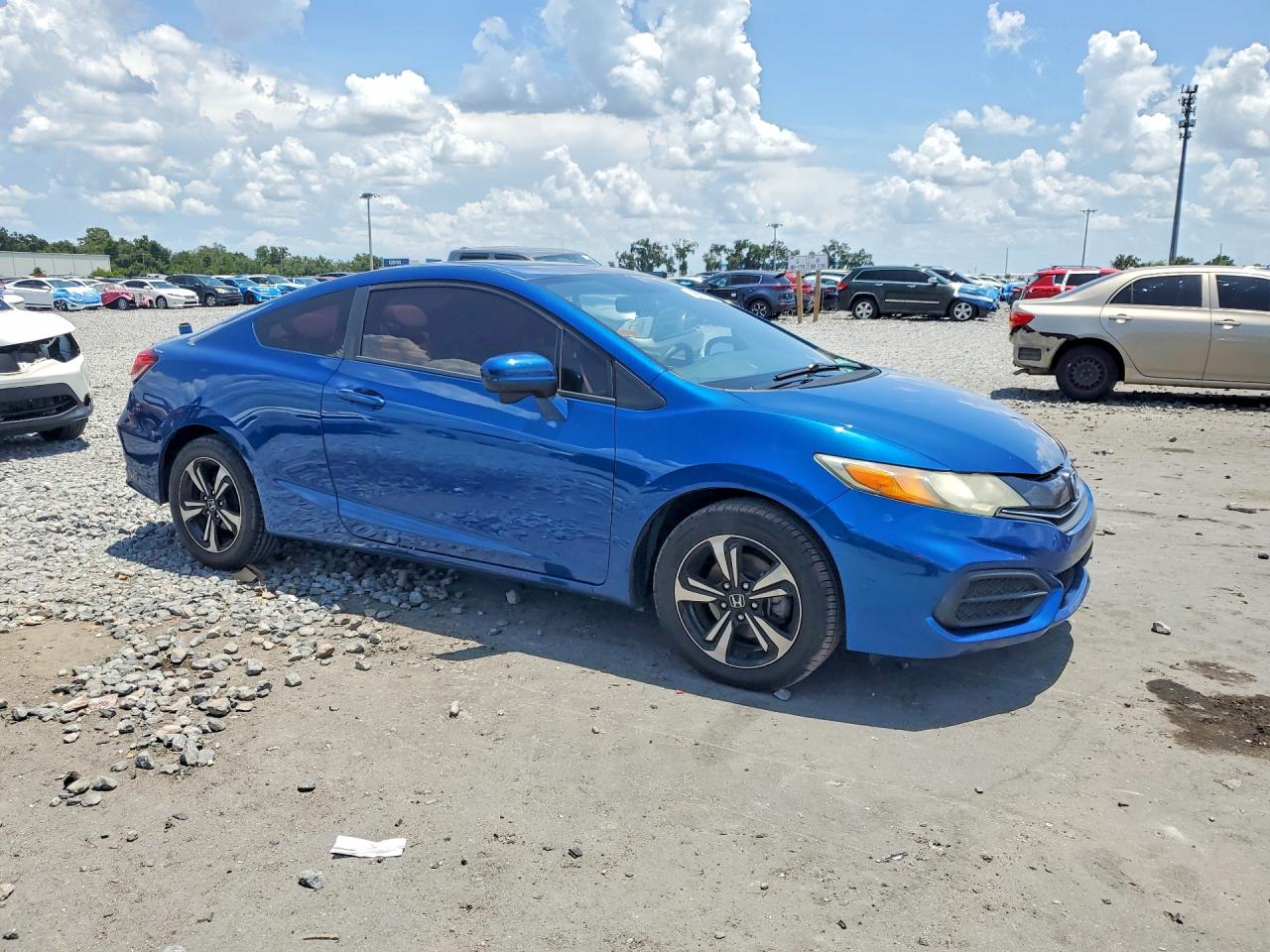 2015 Honda Civic Ex Blue vin: 2HGFG3B85FH530206