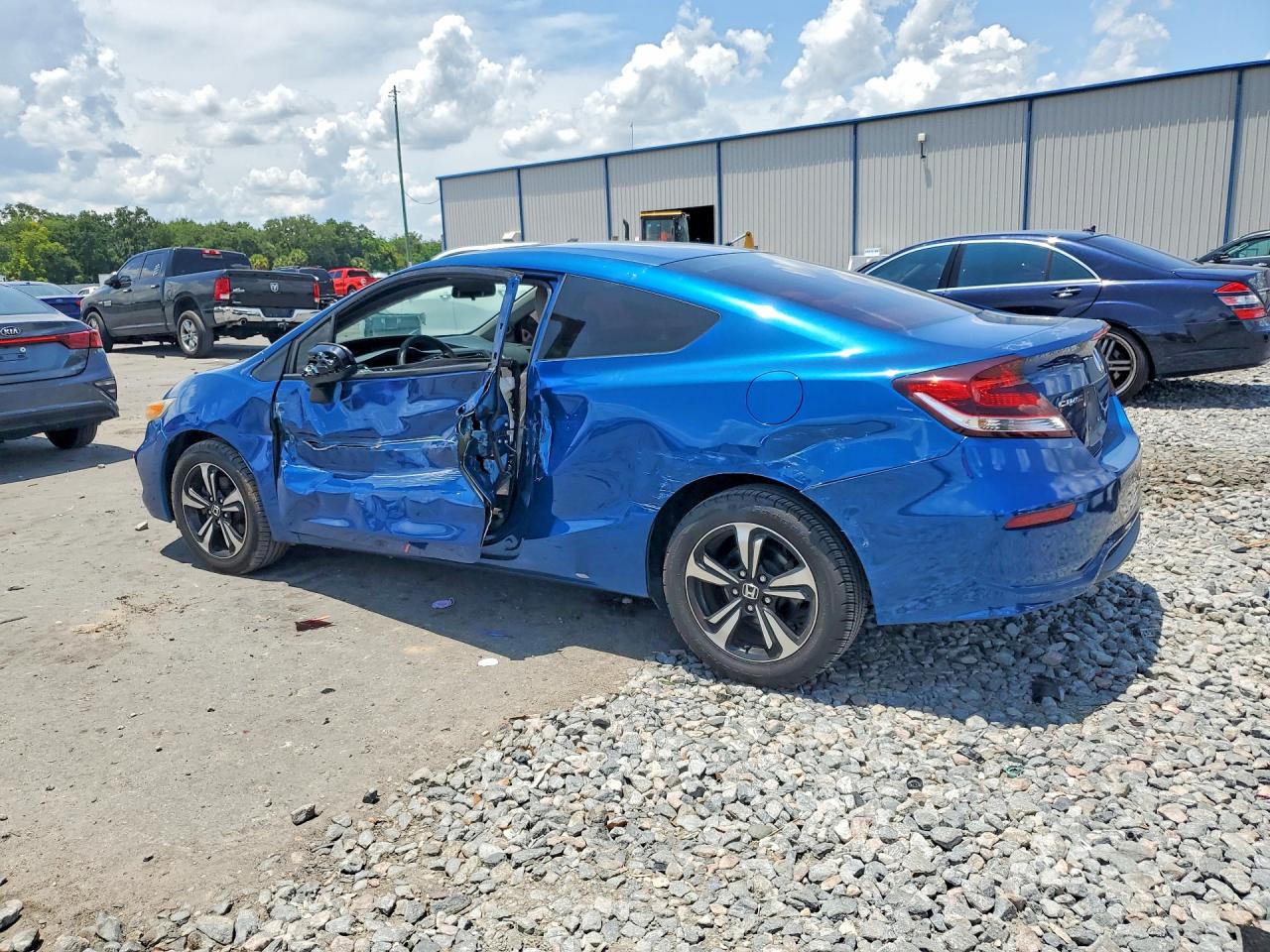 2015 Honda Civic Ex Blue vin: 2HGFG3B85FH530206