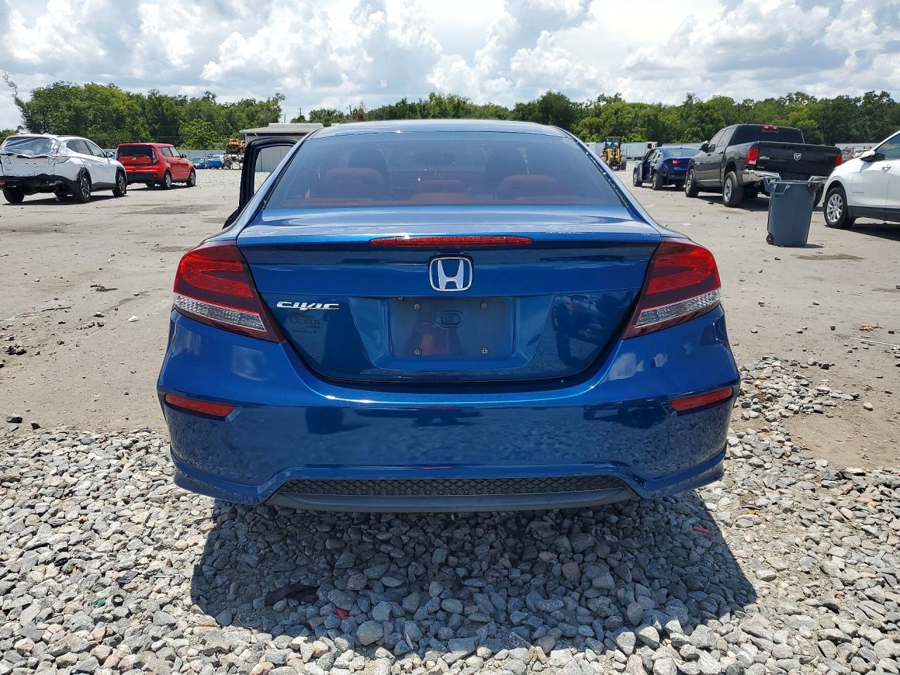 2015 Honda Civic Ex Blue vin: 2HGFG3B85FH530206