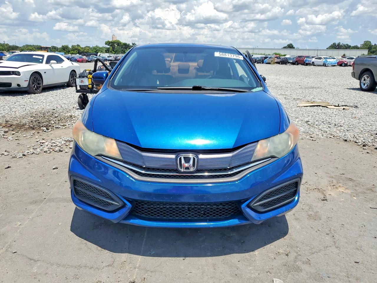 2015 Honda Civic Ex Blue vin: 2HGFG3B85FH530206
