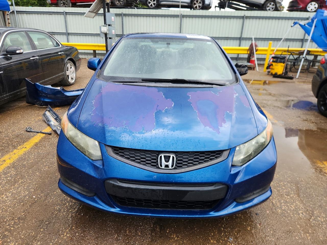 2012 Honda Civic Ex Blue vin: 2HGFG3B86CH500787
