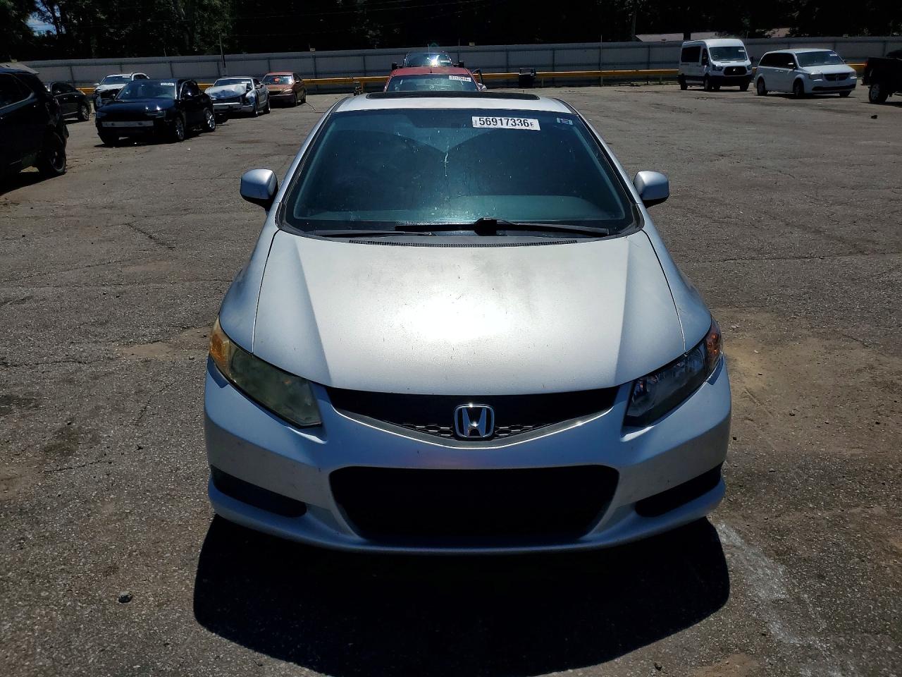 2012 Honda Civic Ex Серебряный vin: 2HGFG3B86CH504712
