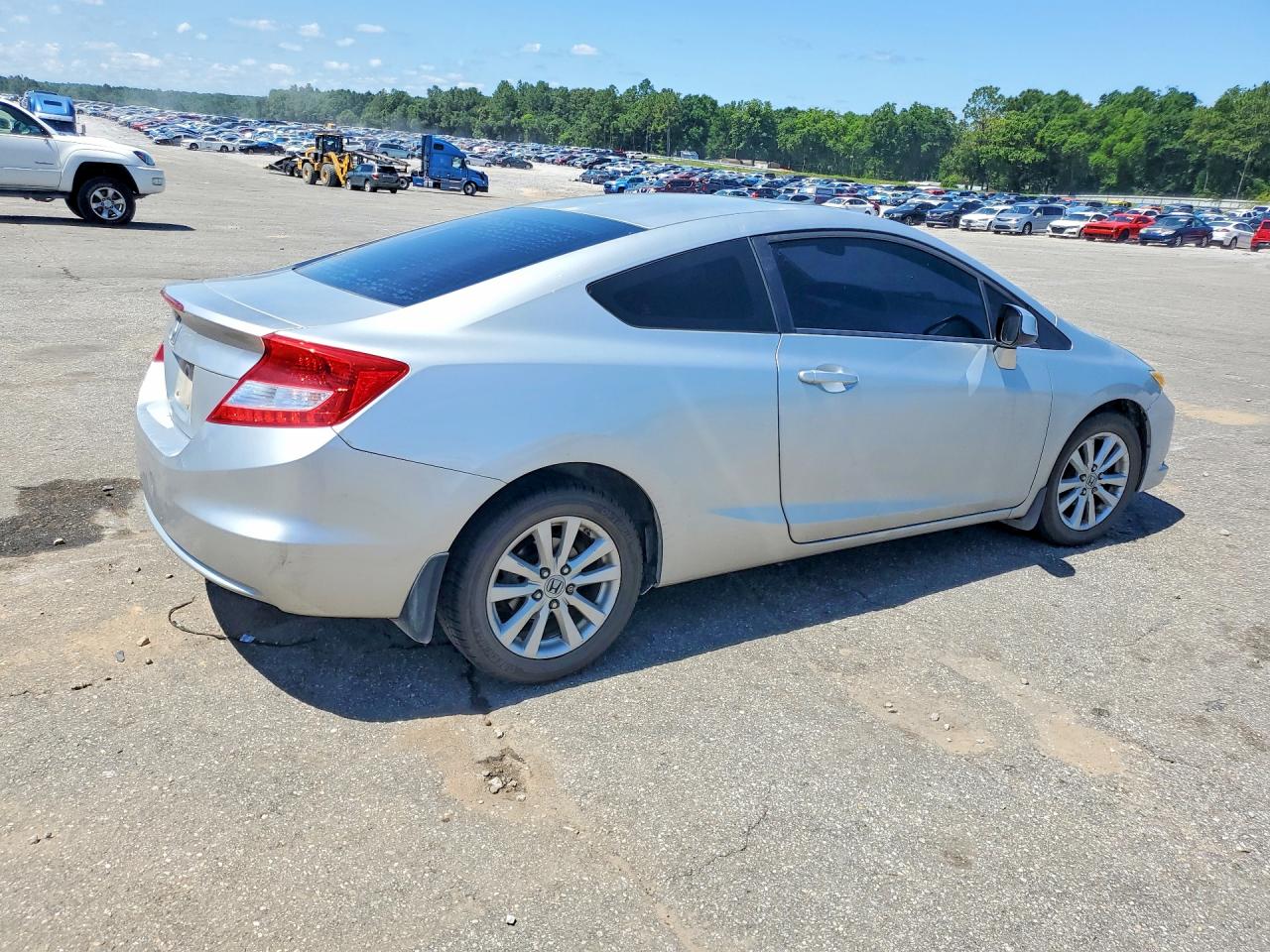 2012 Honda Civic Ex Серебряный vin: 2HGFG3B86CH504712