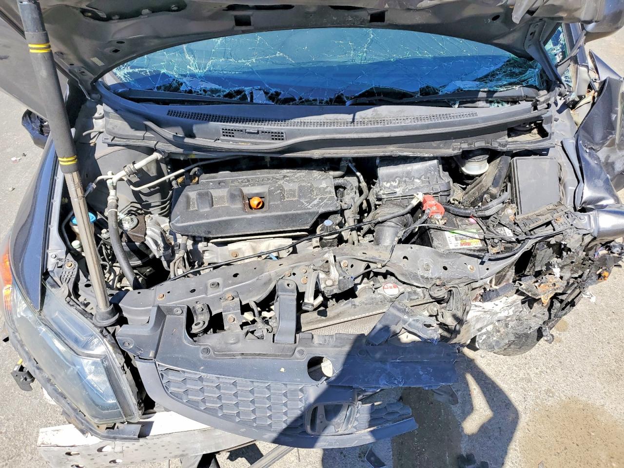 2012 Honda Civic Ex Серый vin: 2HGFG3B86CH508694