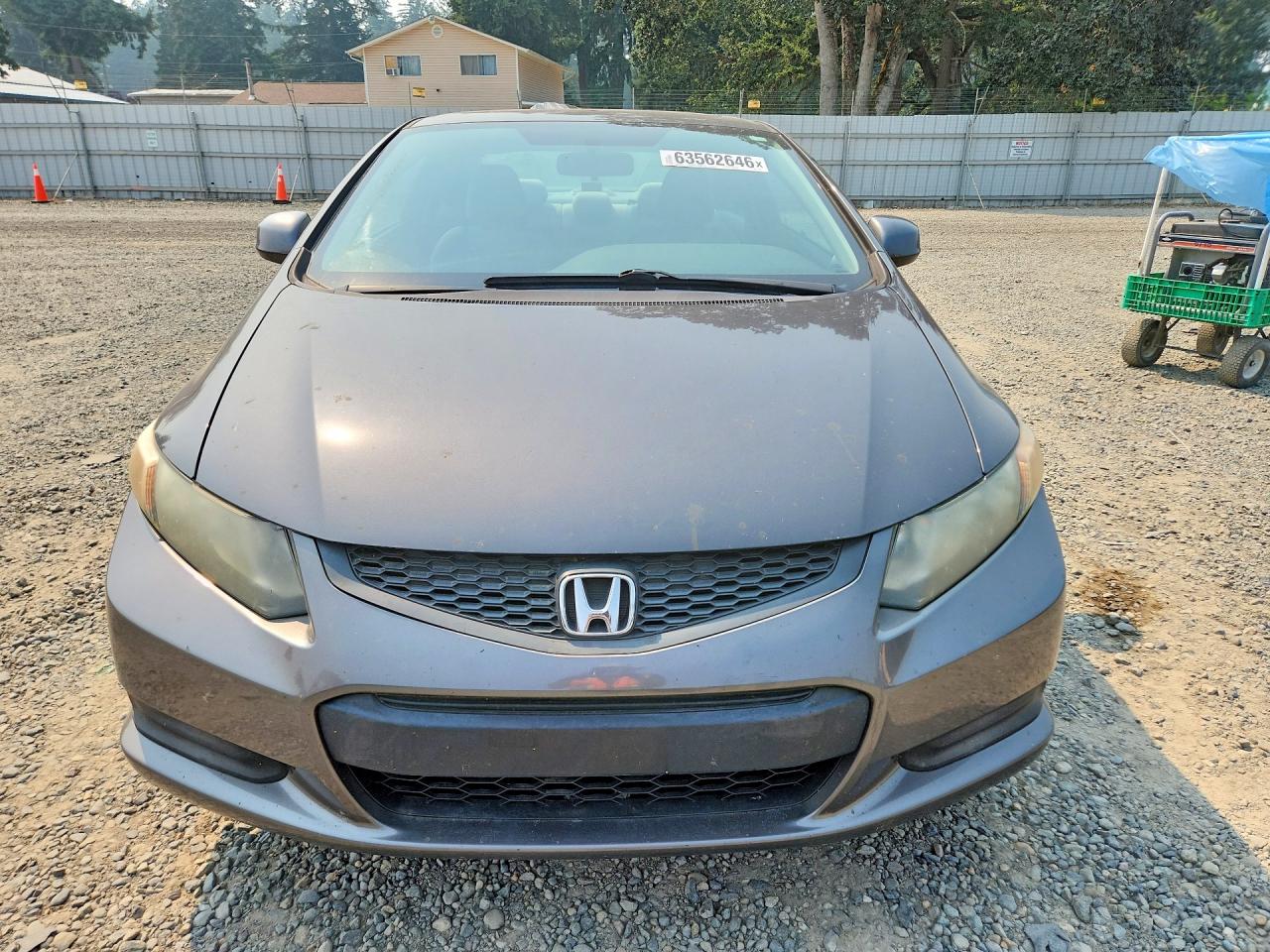 2012 Honda Civic Ex Gray vin: 2HGFG3B86CH510042
