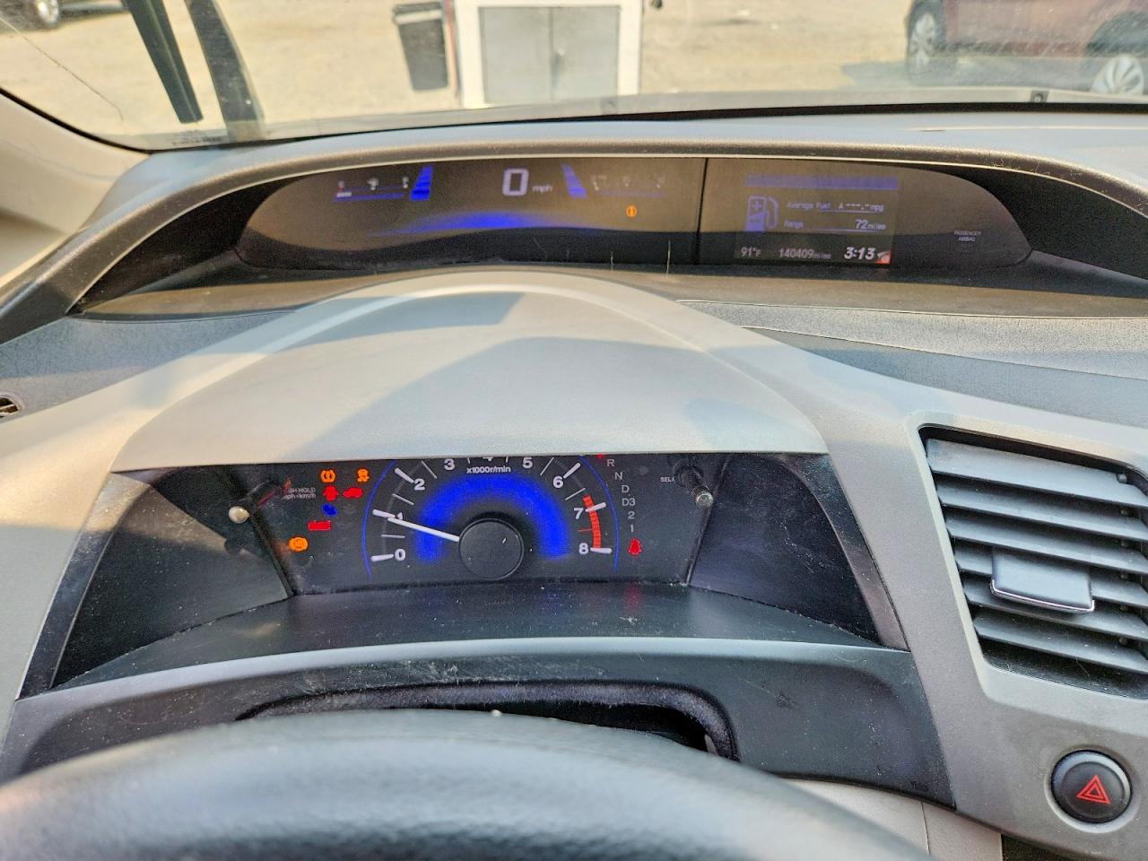 2012 Honda Civic Ex Gray vin: 2HGFG3B86CH510042