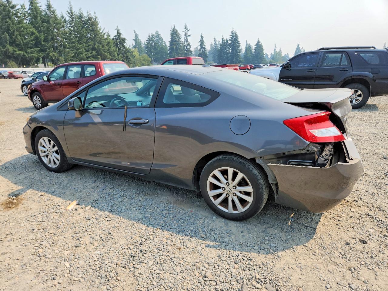 2012 Honda Civic Ex Gray vin: 2HGFG3B86CH510042