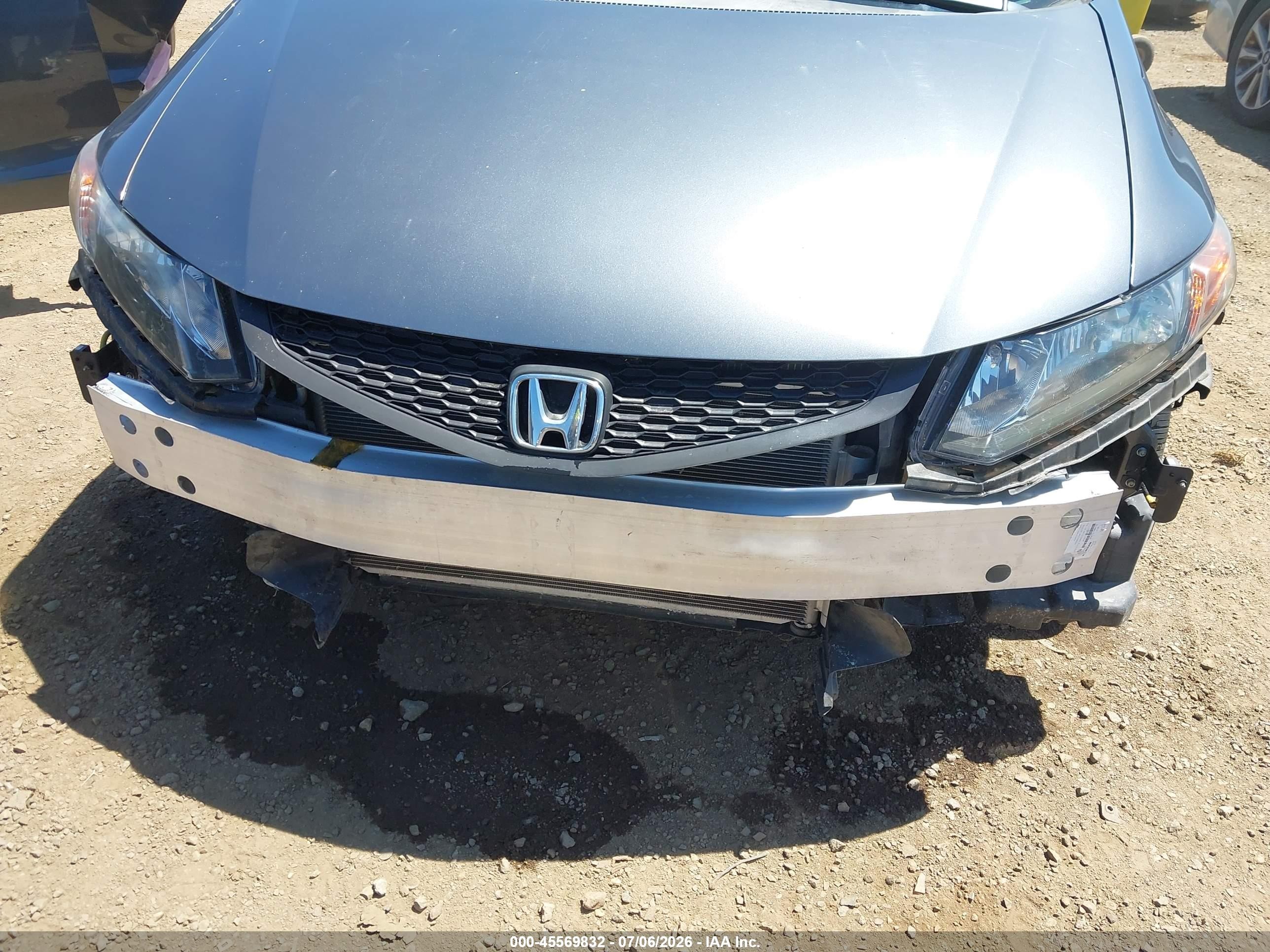 2012 Honda Civic Ex Gray vin: 2HGFG3B86CH526662