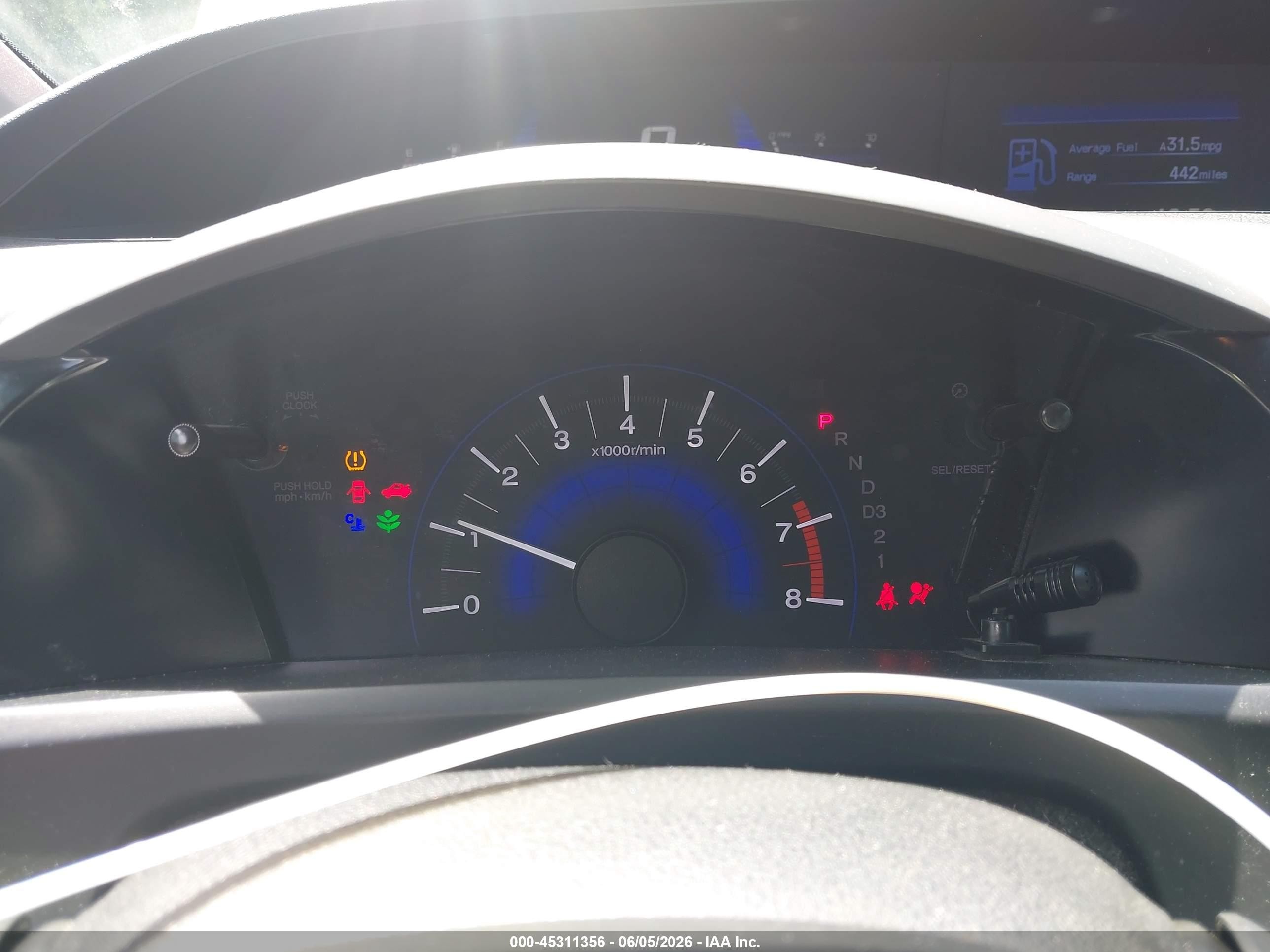 2012 Honda Civic Ex Red vin: 2HGFG3B86CH539587