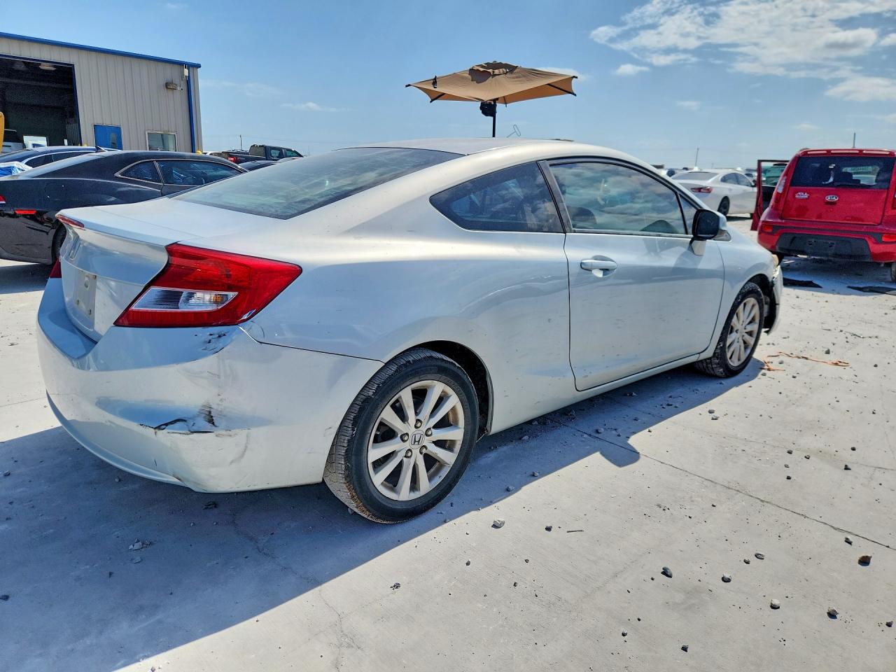 2012 Honda Civic Ex Silver vin: 2HGFG3B86CH540724