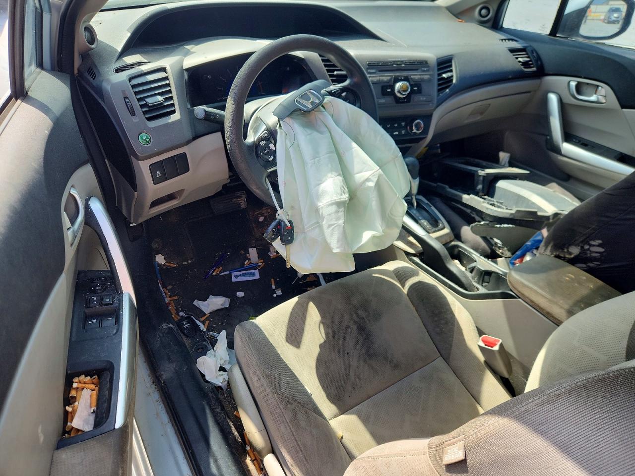 2012 Honda Civic Ex Silver vin: 2HGFG3B86CH540724