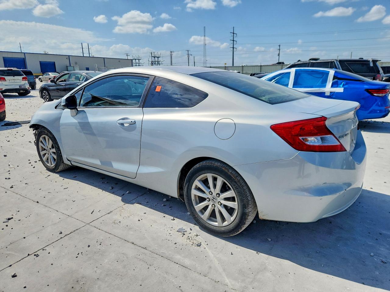 2012 Honda Civic Ex Silver vin: 2HGFG3B86CH540724